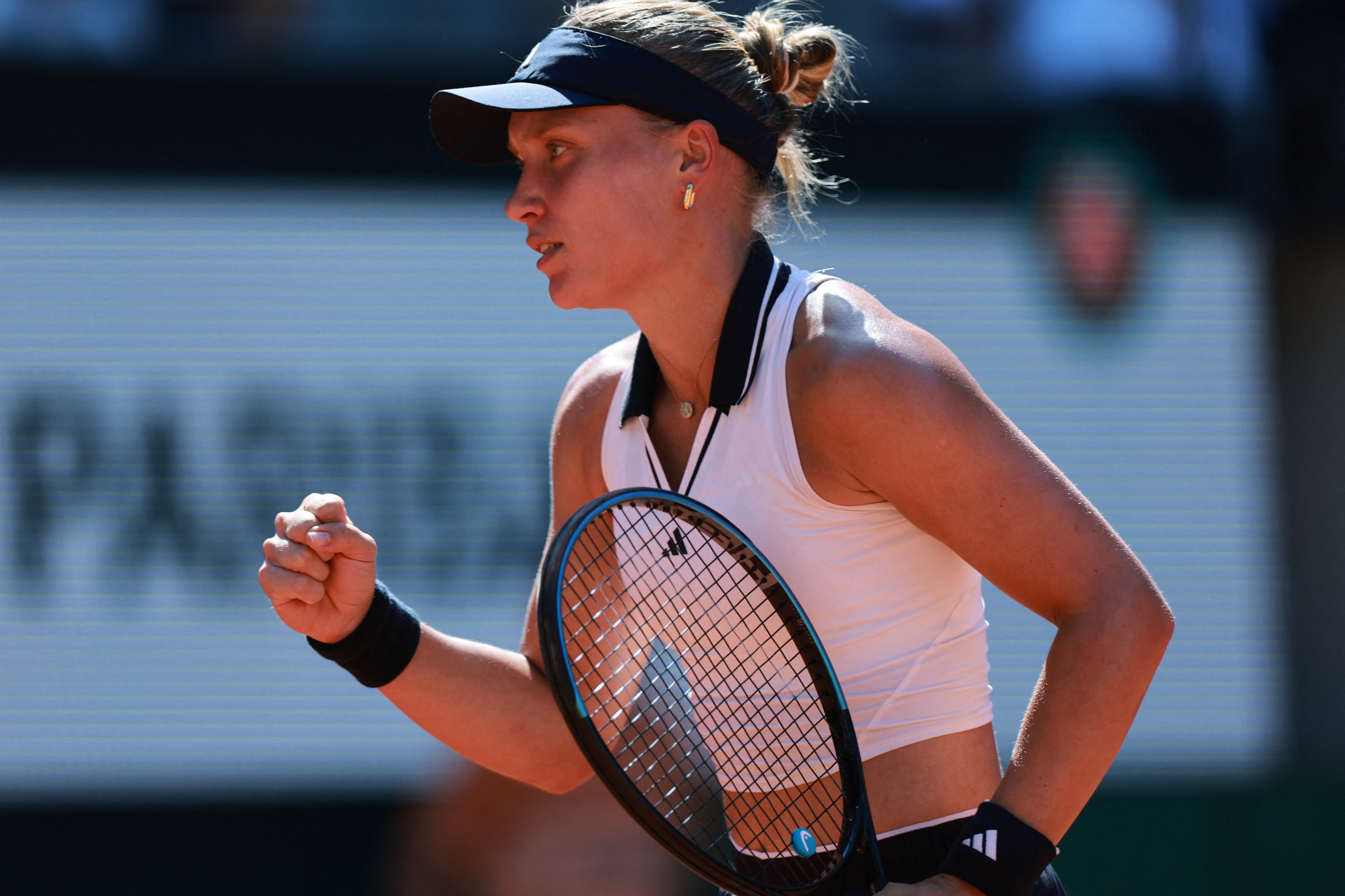 Ukraine's Yuliia Starodubtseva claimed the biggest win of her career (Reuters)