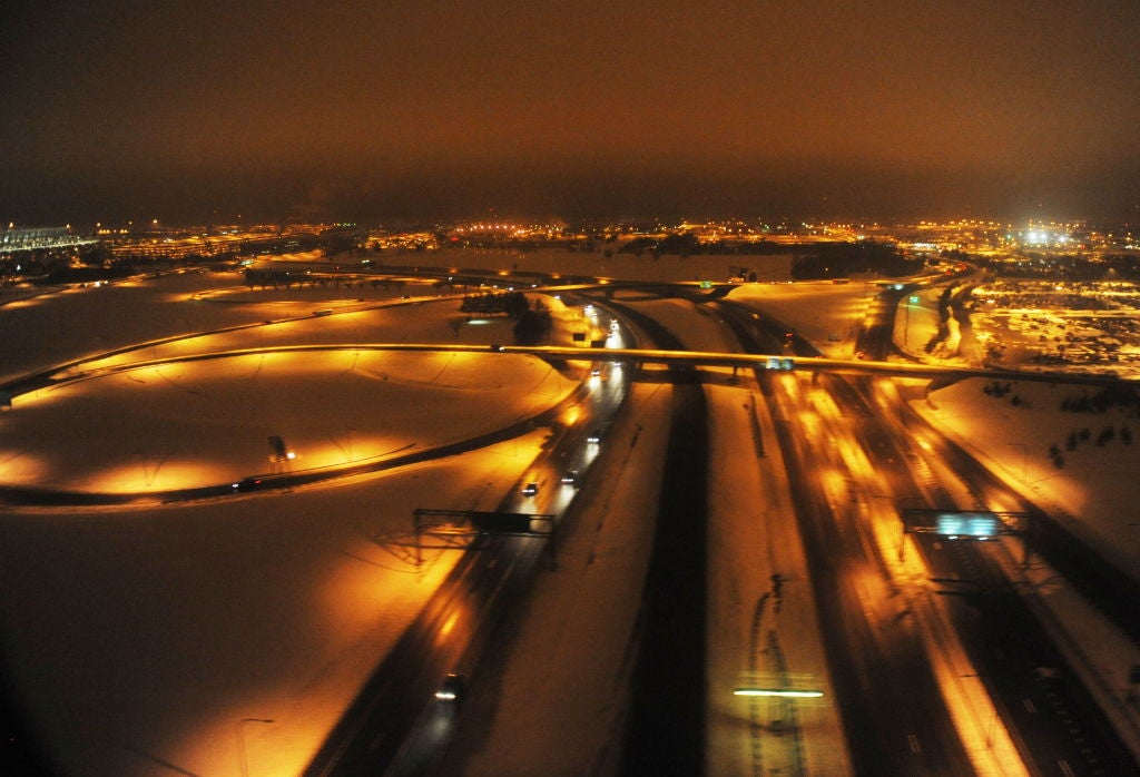 Driving at night in November increases the chances of drivers colliding with an animal (AFP via Getty Images)