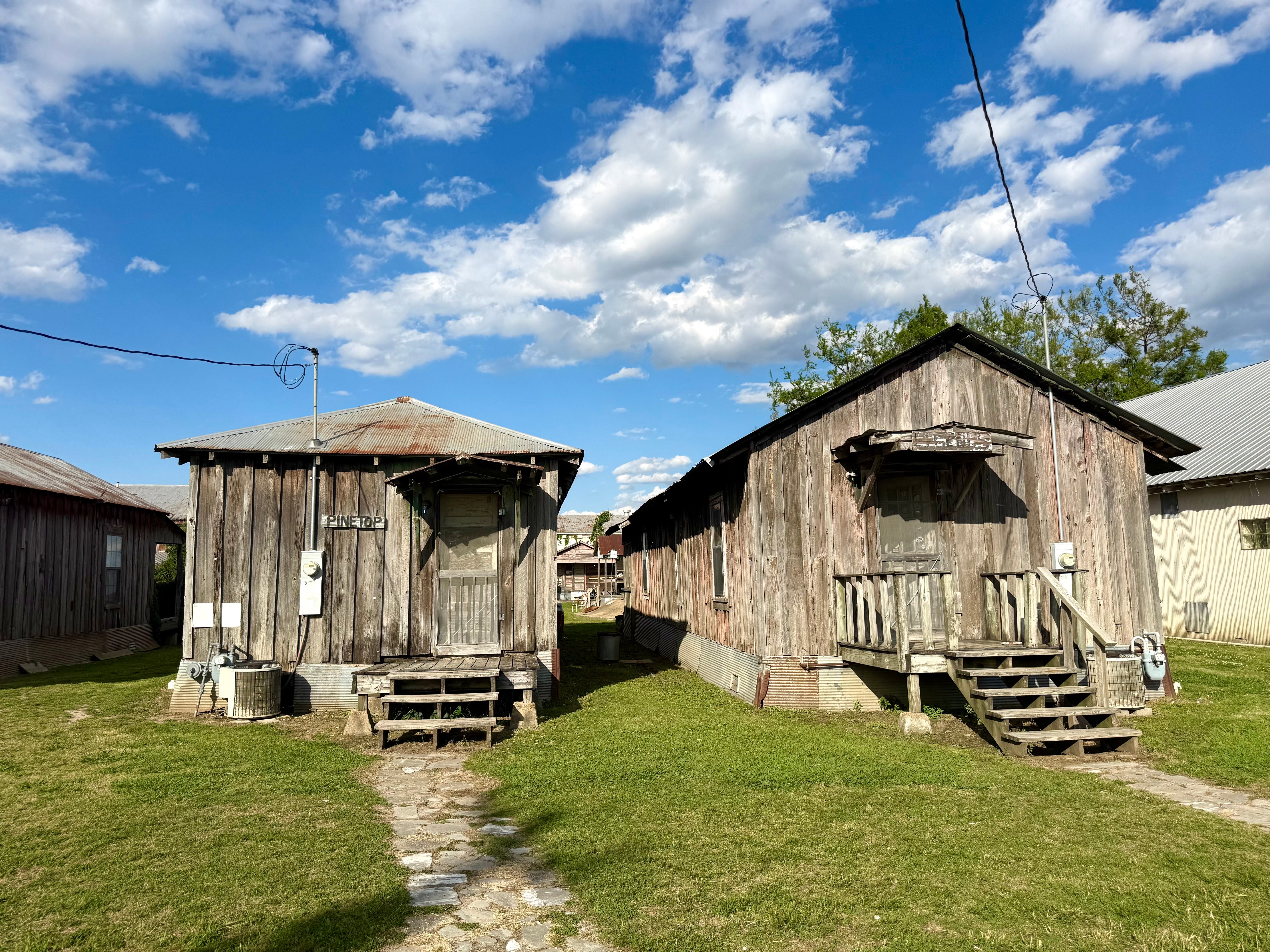 At Shack Up Inn, accommodation is in the style of sharecroppers’ homes