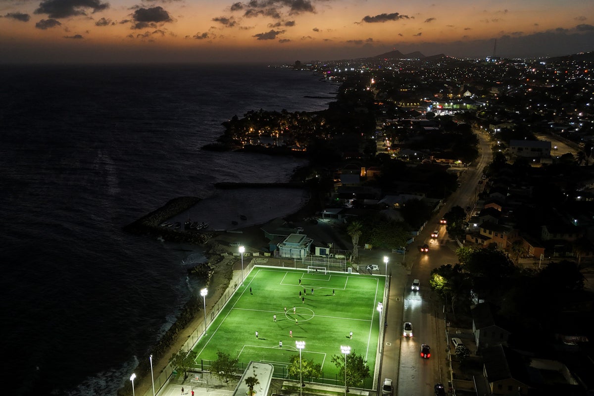 Photos of tiny Curacao making World Cup soccer history
