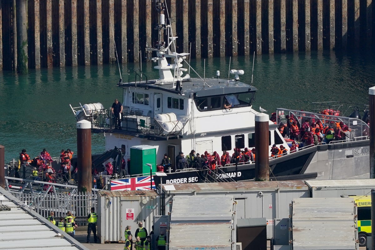 Mahmood’s detention centre plan to stop migrants crossing Channel hit with legal challenge Mahmood’s detention centre plan to stop migrants crossing Channel hit with legal challenge