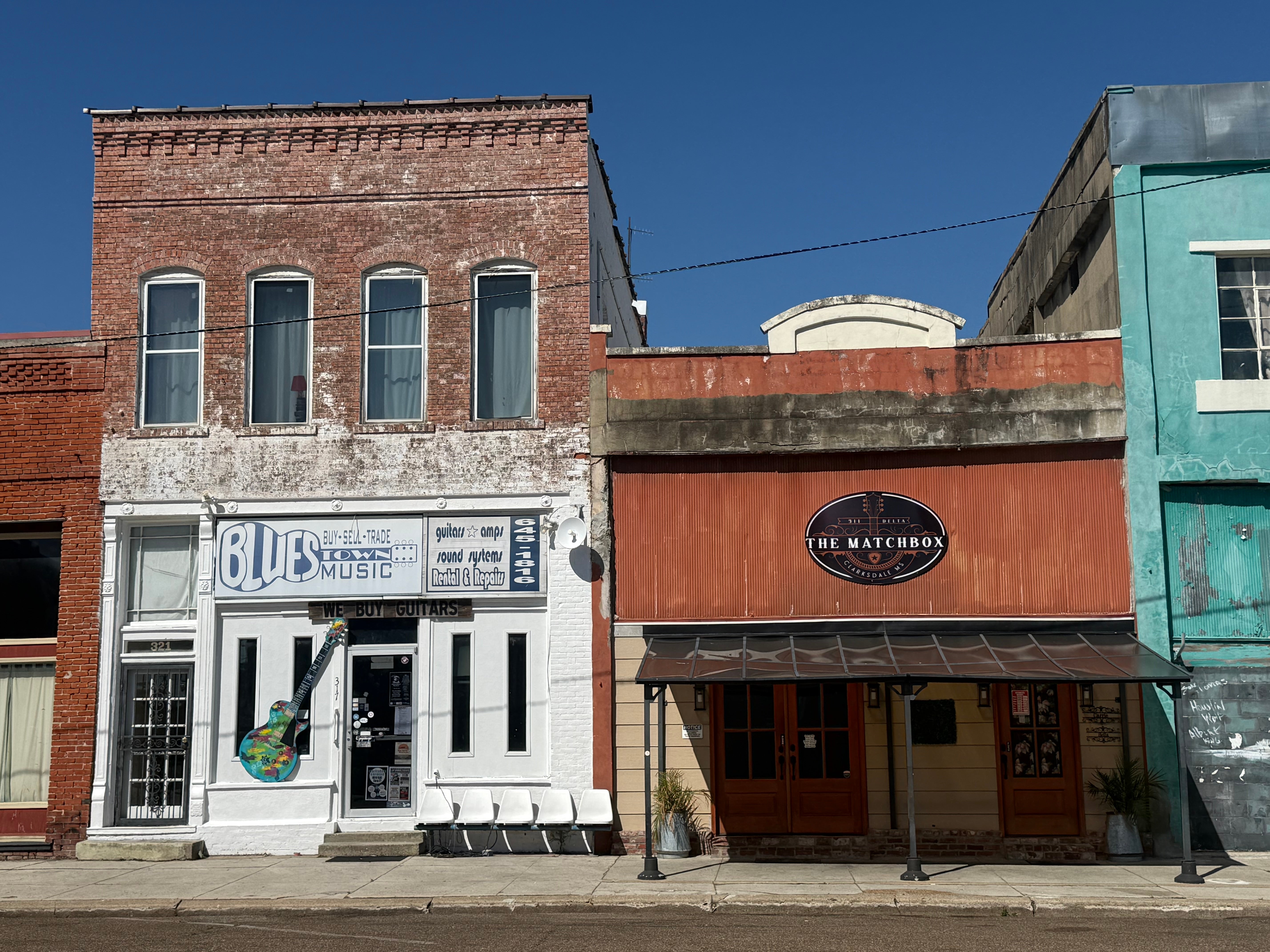 Downtown Clarksdale has seen a resurgence since 2000