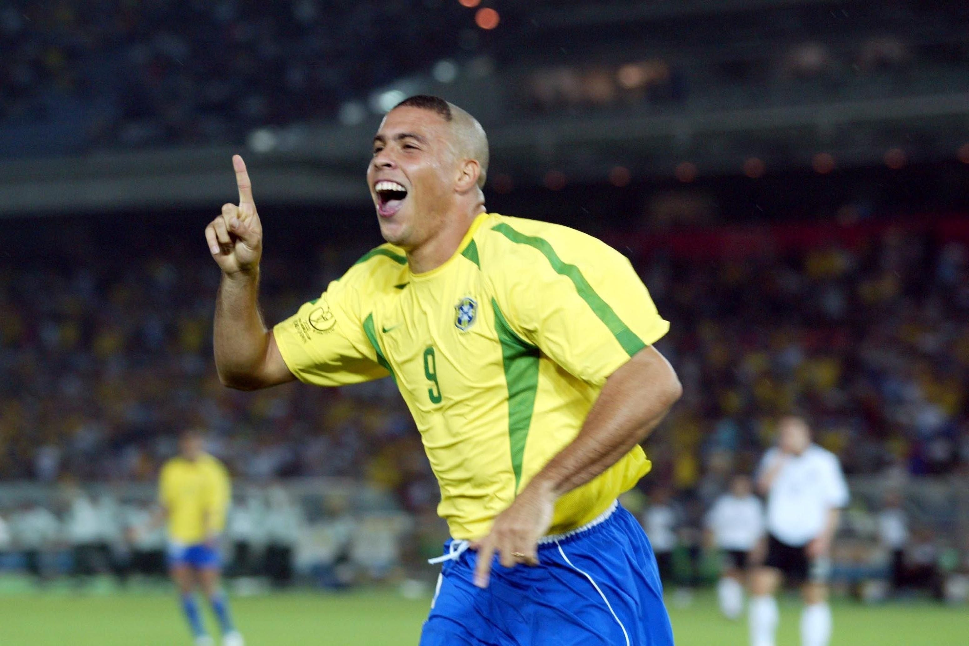 Ronaldo scored the match-winning double against Germany in the 2002 final
