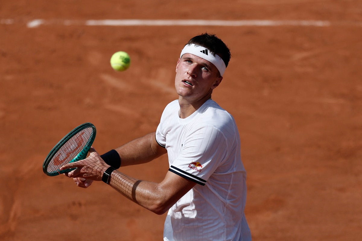 Jakub Mensik leaves court in wheelchair after gruelling five-set French Open victory