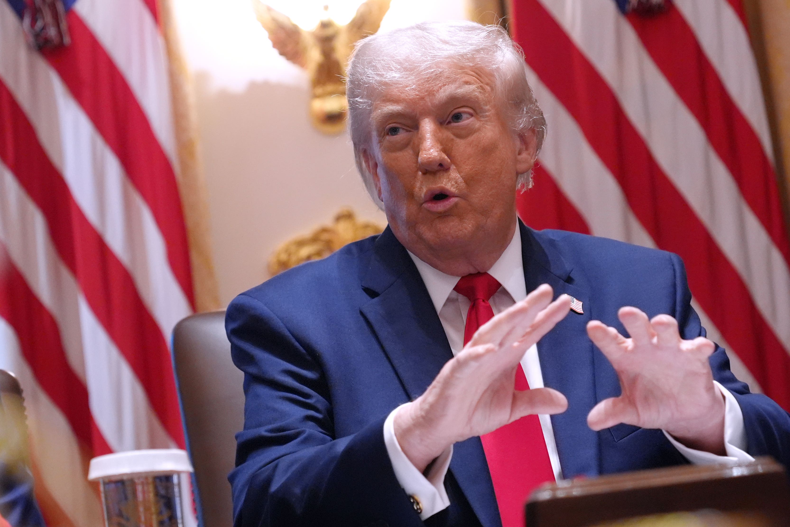 Trump says he did not launch strikes against Iran ‘to get a crummy agreement’