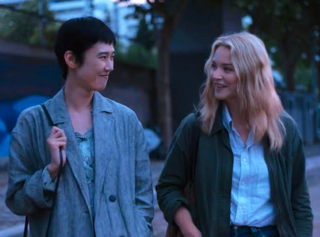 Tao Okamoto and Virginie Efira in 'All of a Sudden'