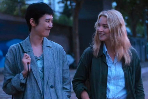 Tao Okamoto and Virginie Efira in 'All of a Sudden' (Bitter Moon)