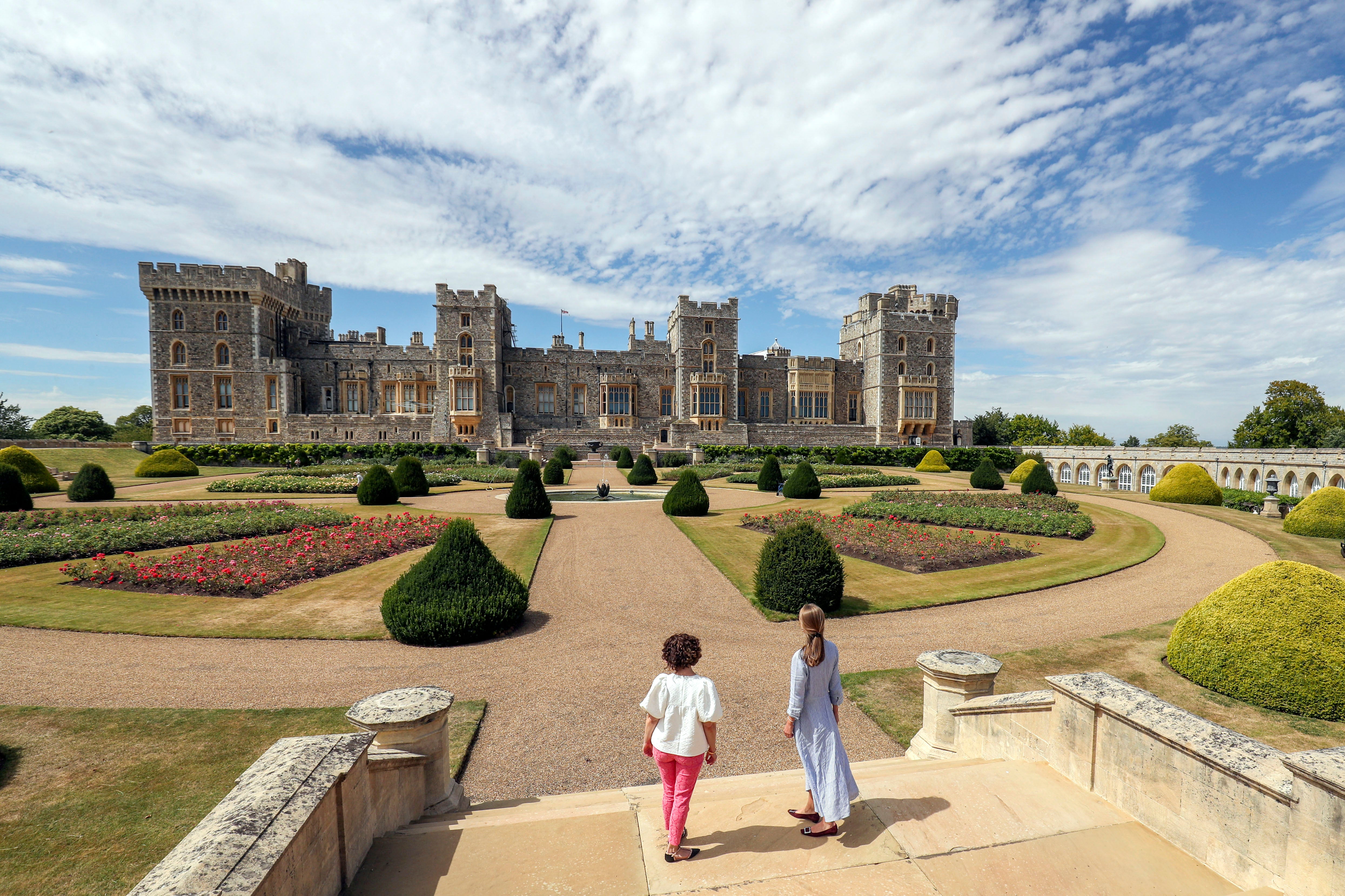 Windsor Castle's East Terrace Garden, pictured in 2020 (PA)