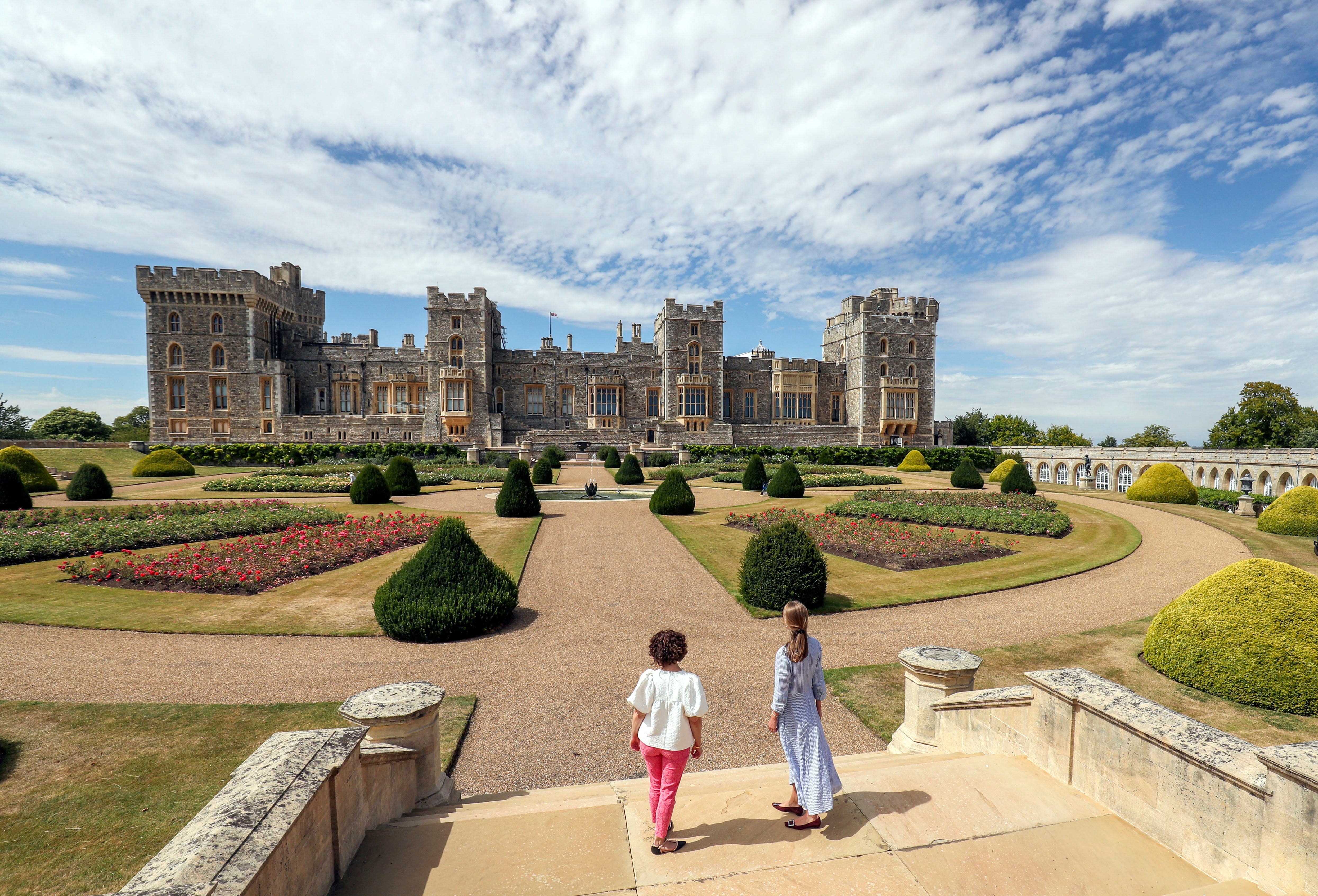 How the Windsor Castle’s East Terrace Garden looked in 2020 (Steve Parsons/PA) (PA Archive)