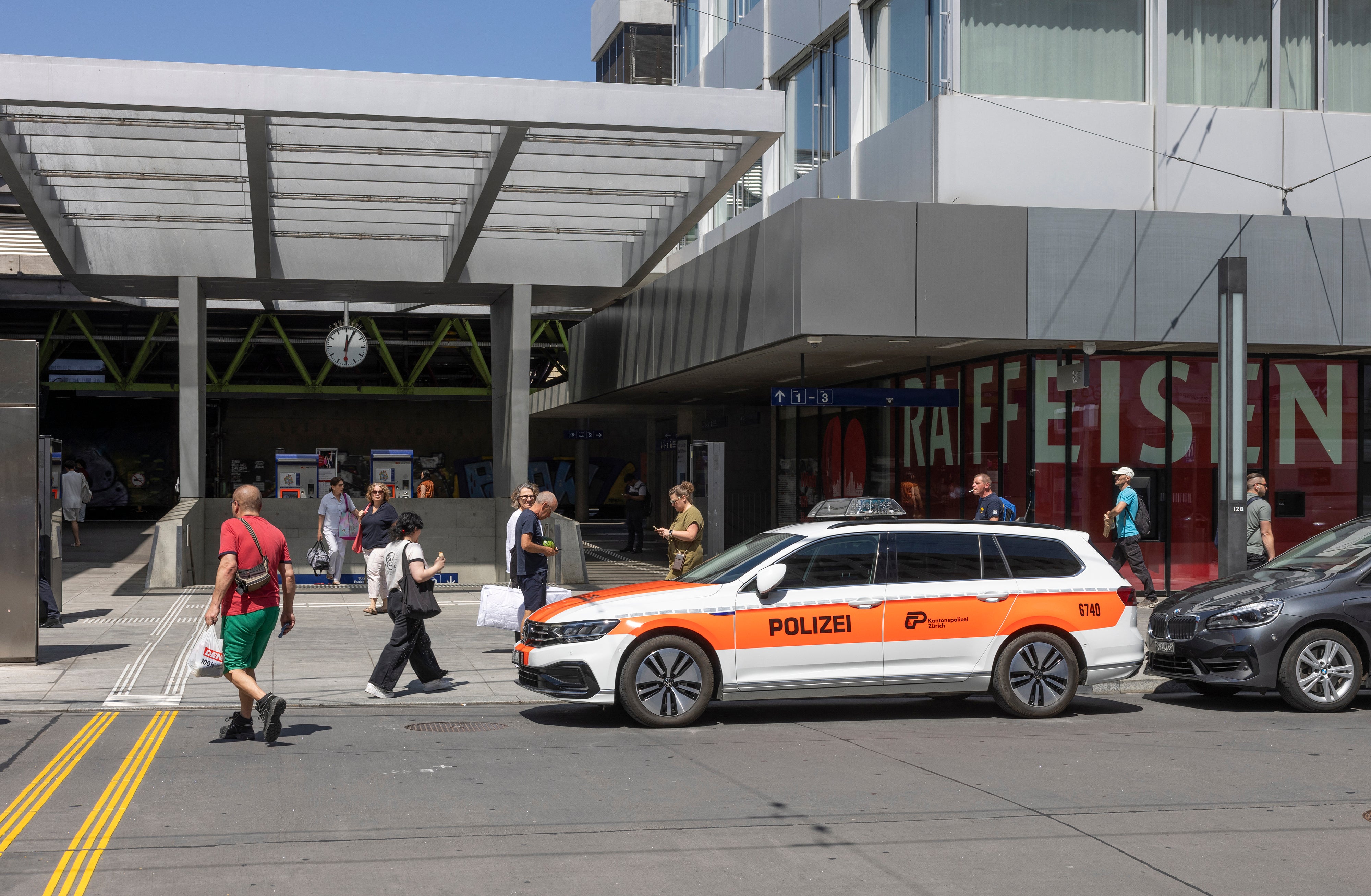 Zurich cantonal police said the suspected perpetrator - a 31-year-old Swiss man - had been arrested and that his 