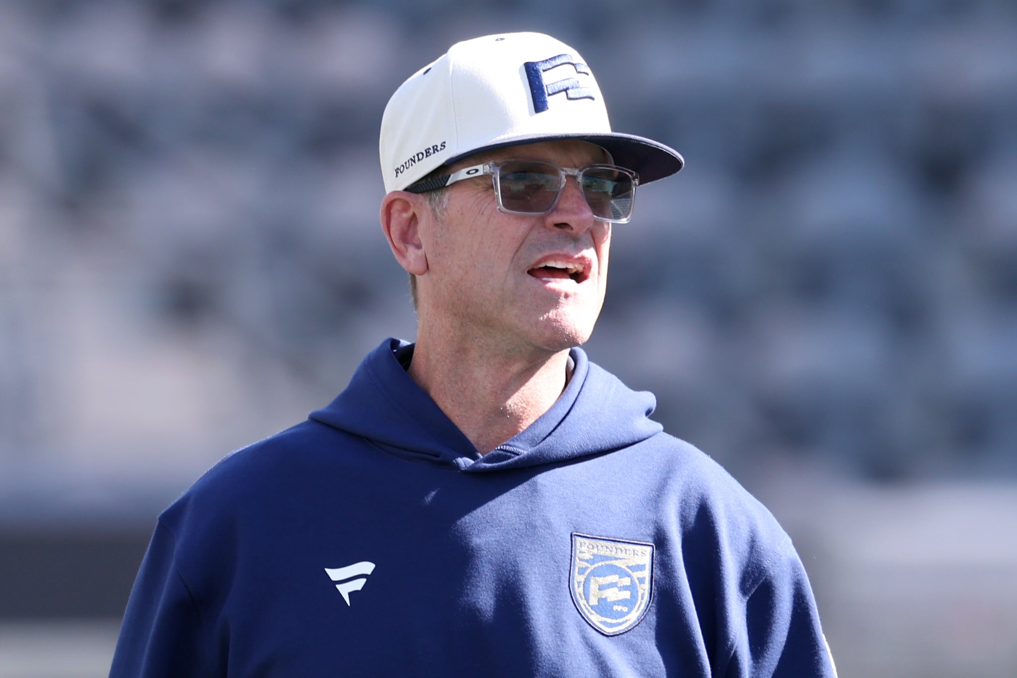 Chargers coach Jim Harbaugh said he was ‘happy’ that Justin Herbert had decided to support Madison Beer during her tour (Getty Images for OBB Media - FAN)