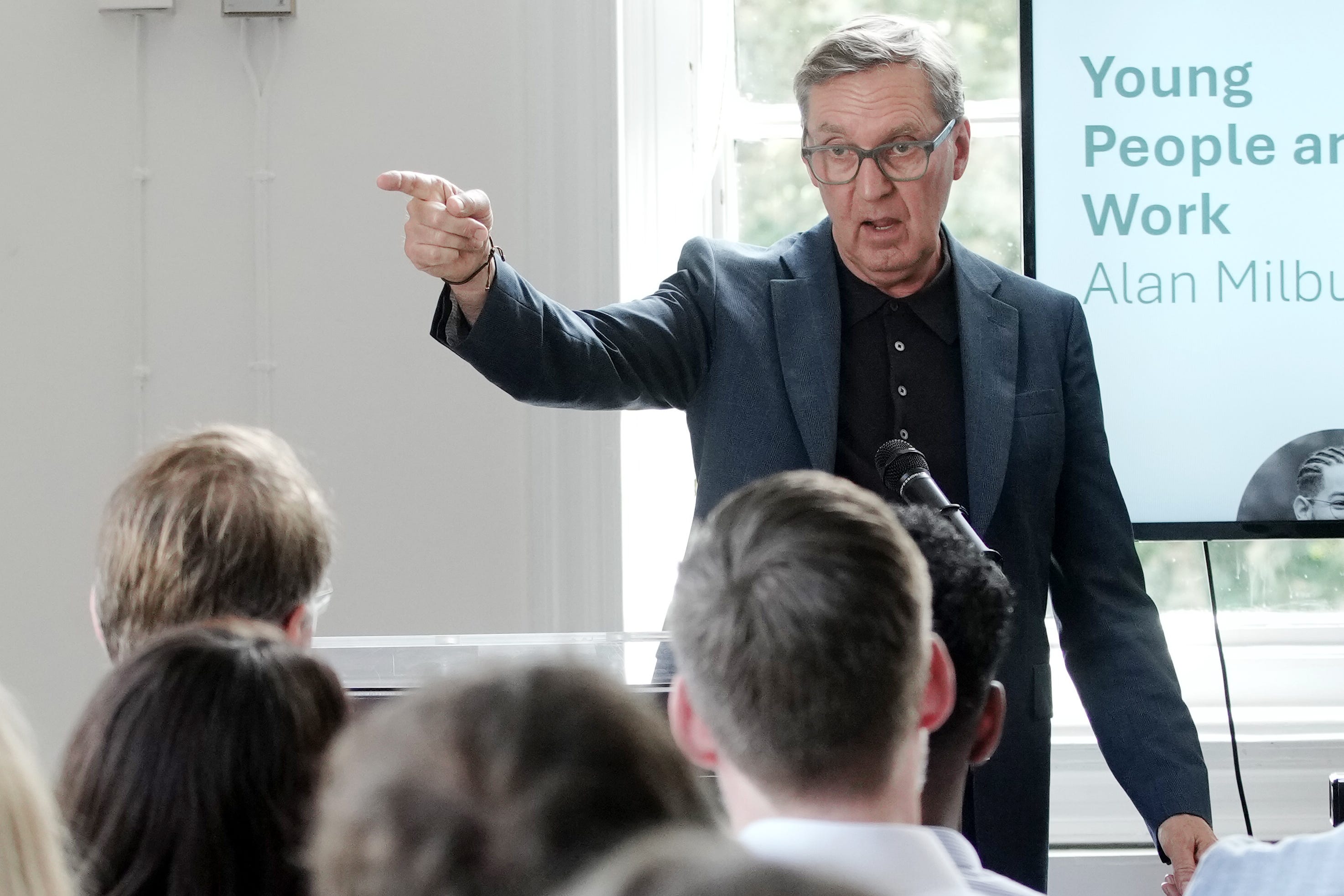Former Labour health secretary Alan Milburn, whose report laid bare the employment crisis for young people