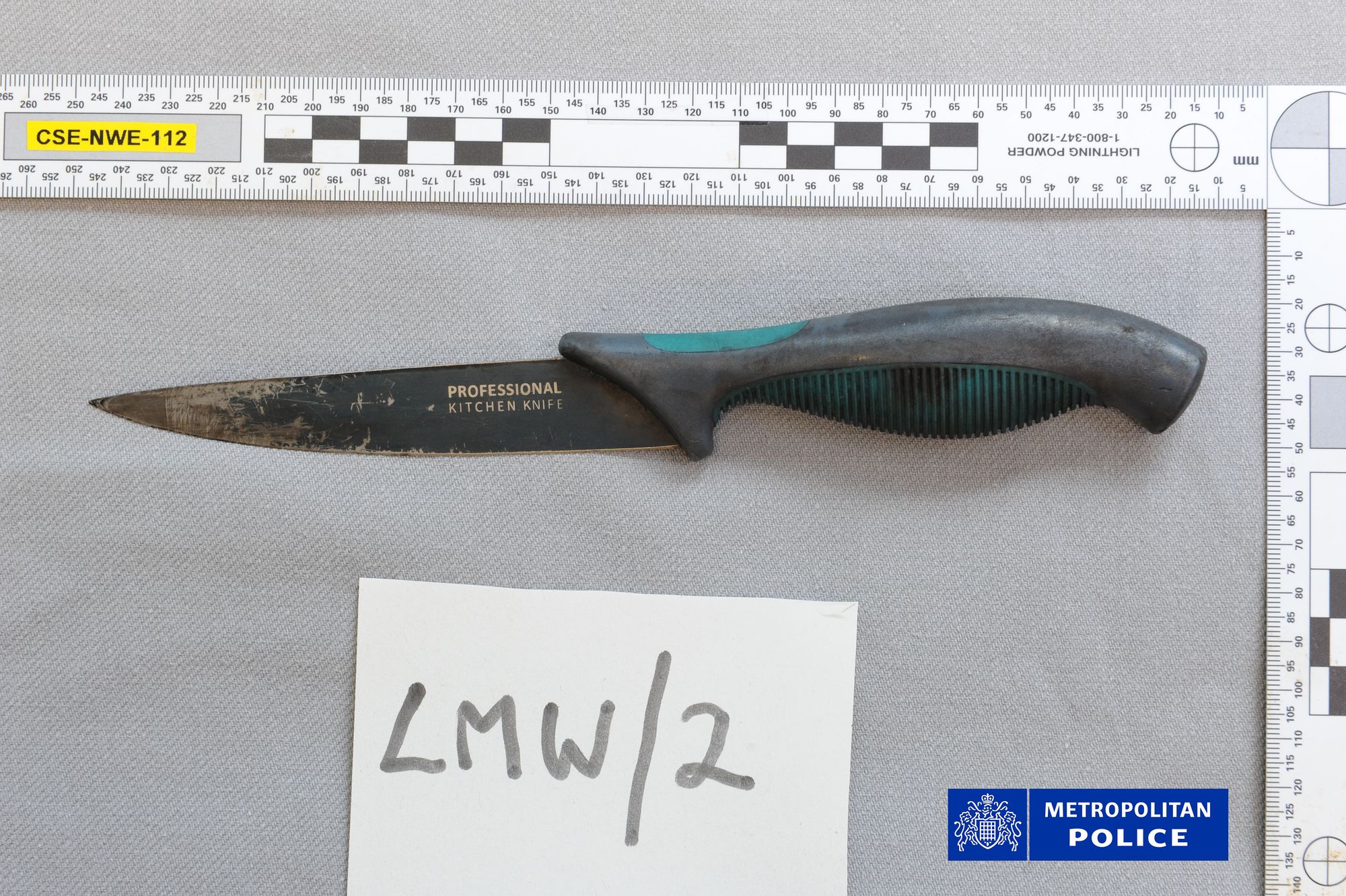 The murder weapon Rahman signed out from the kitchen of his accommodation