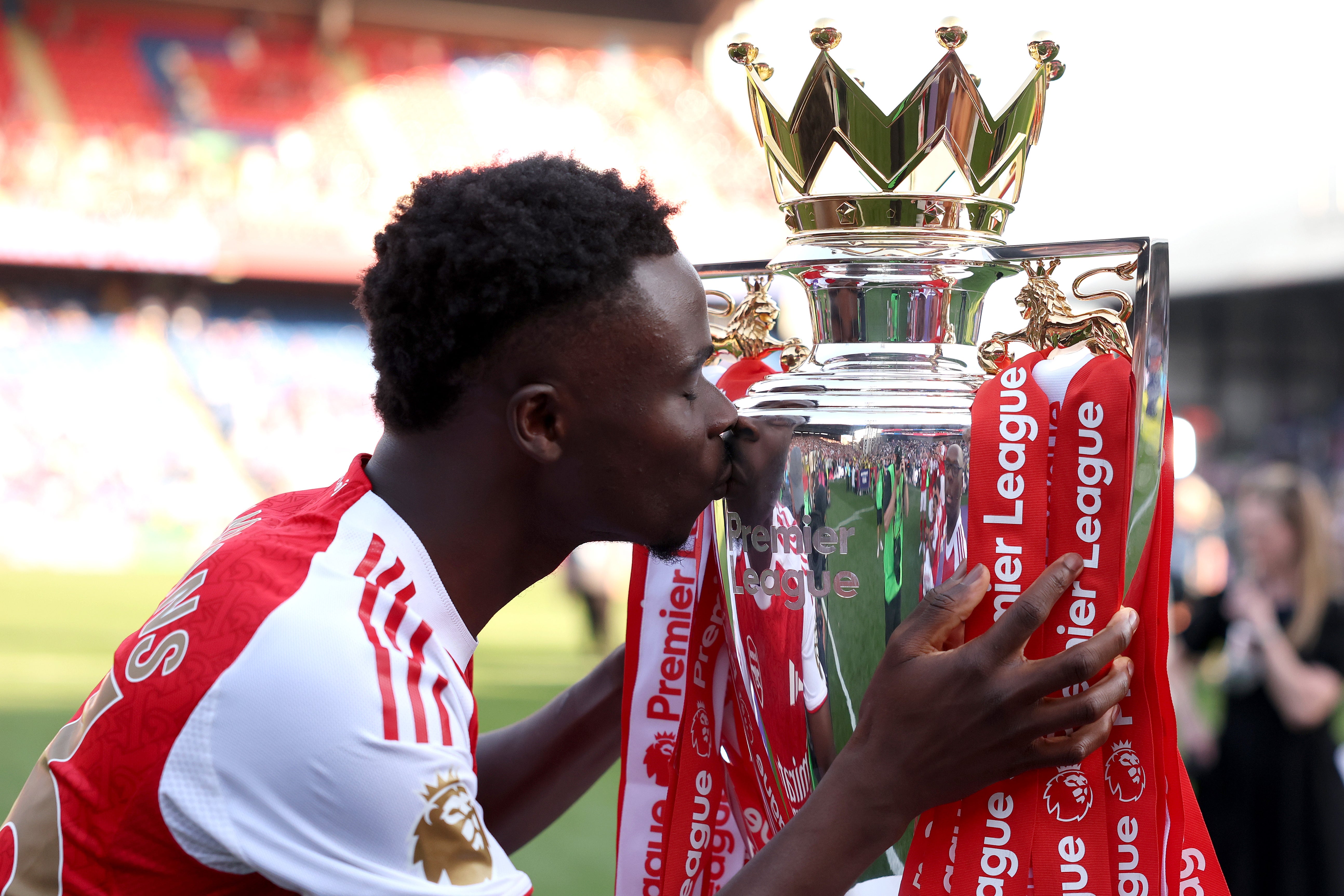 Bukayo Saka has been turned into a star under Arteta (Getty)