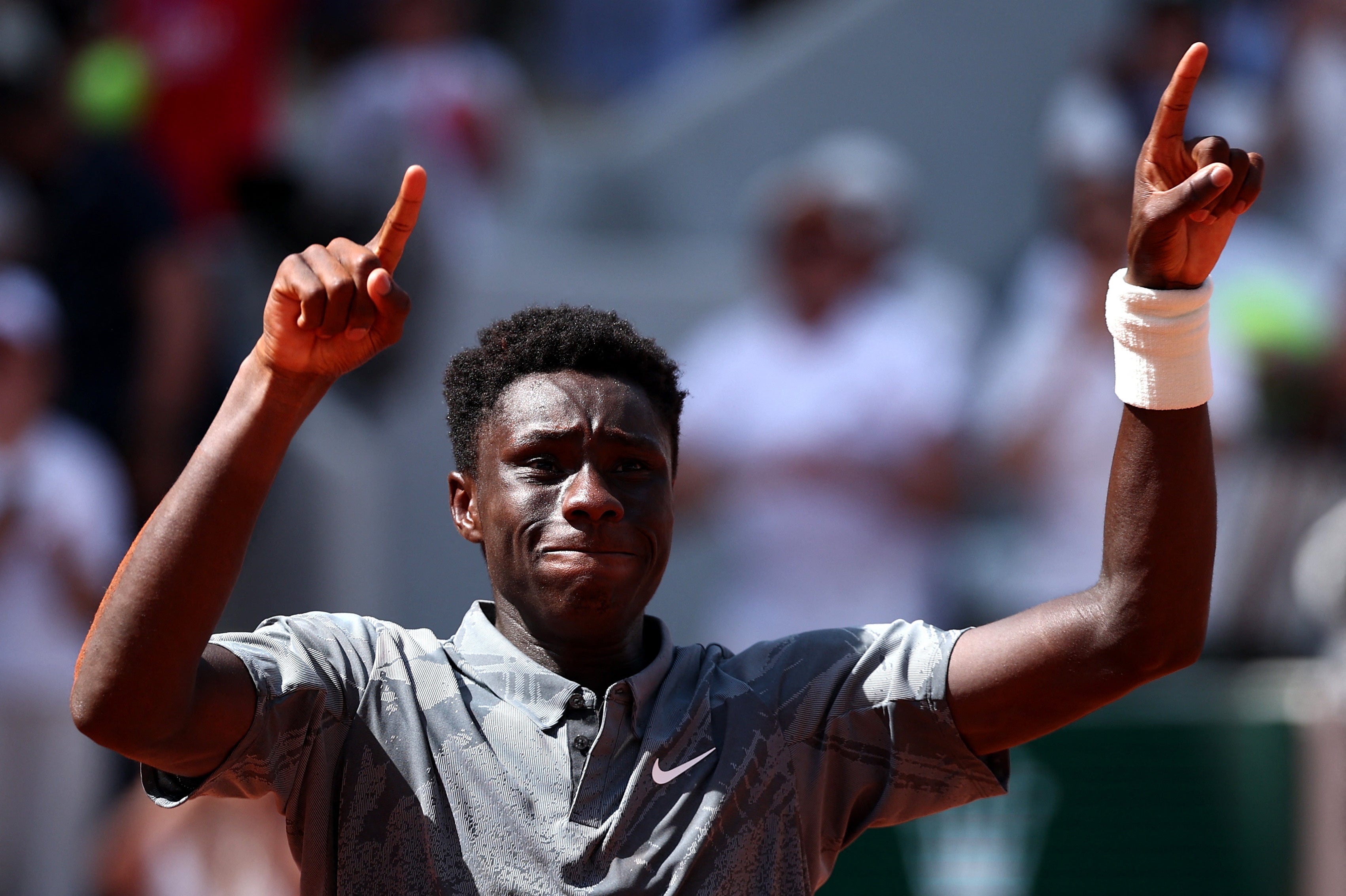 Moise Kouame dedicated his win to the support he received from the French Open crowd