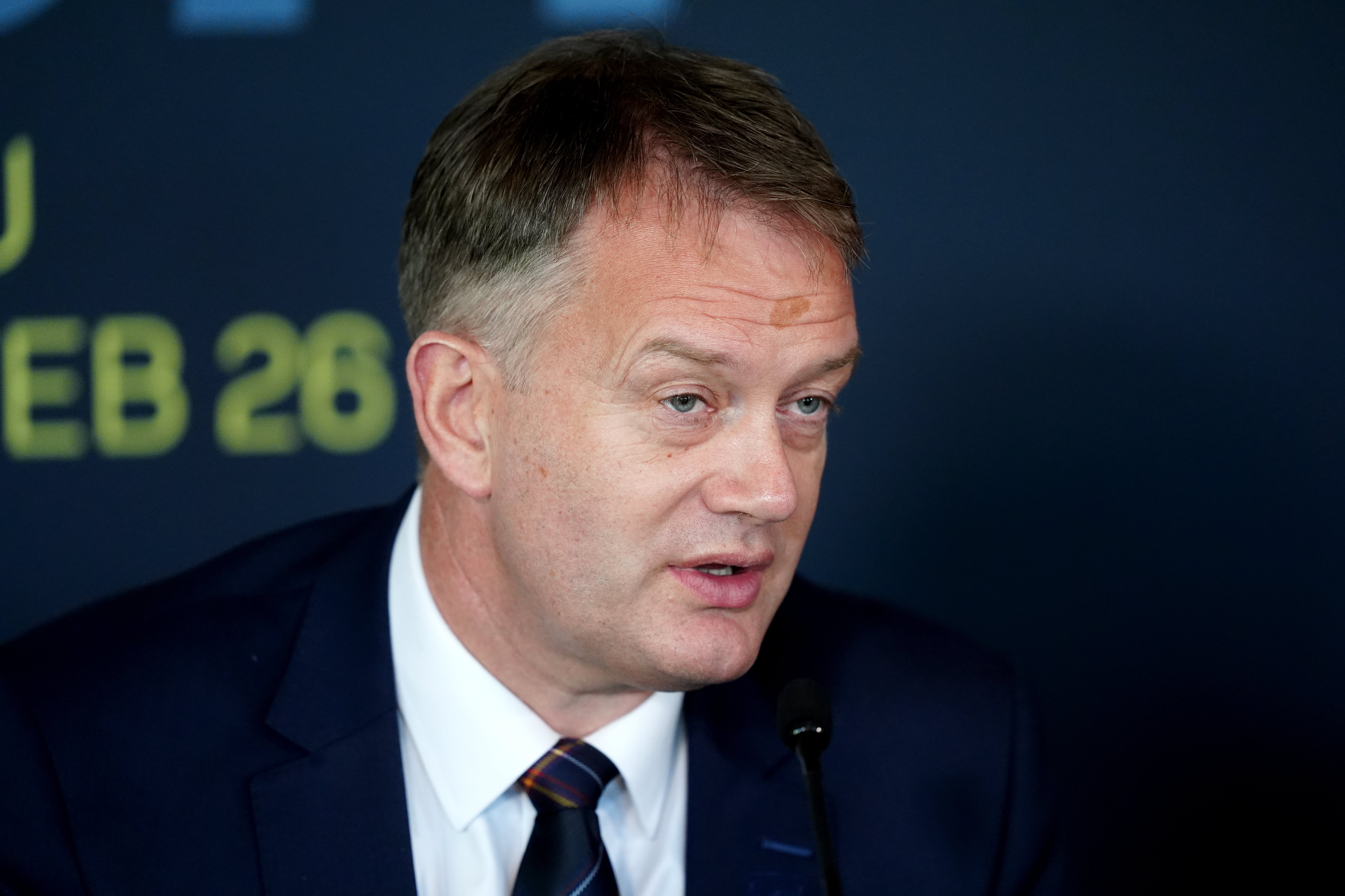 Ian Maxwell confirmed Scotland has withdrawn its support for Infantino’s re-election (David Davies/PA)