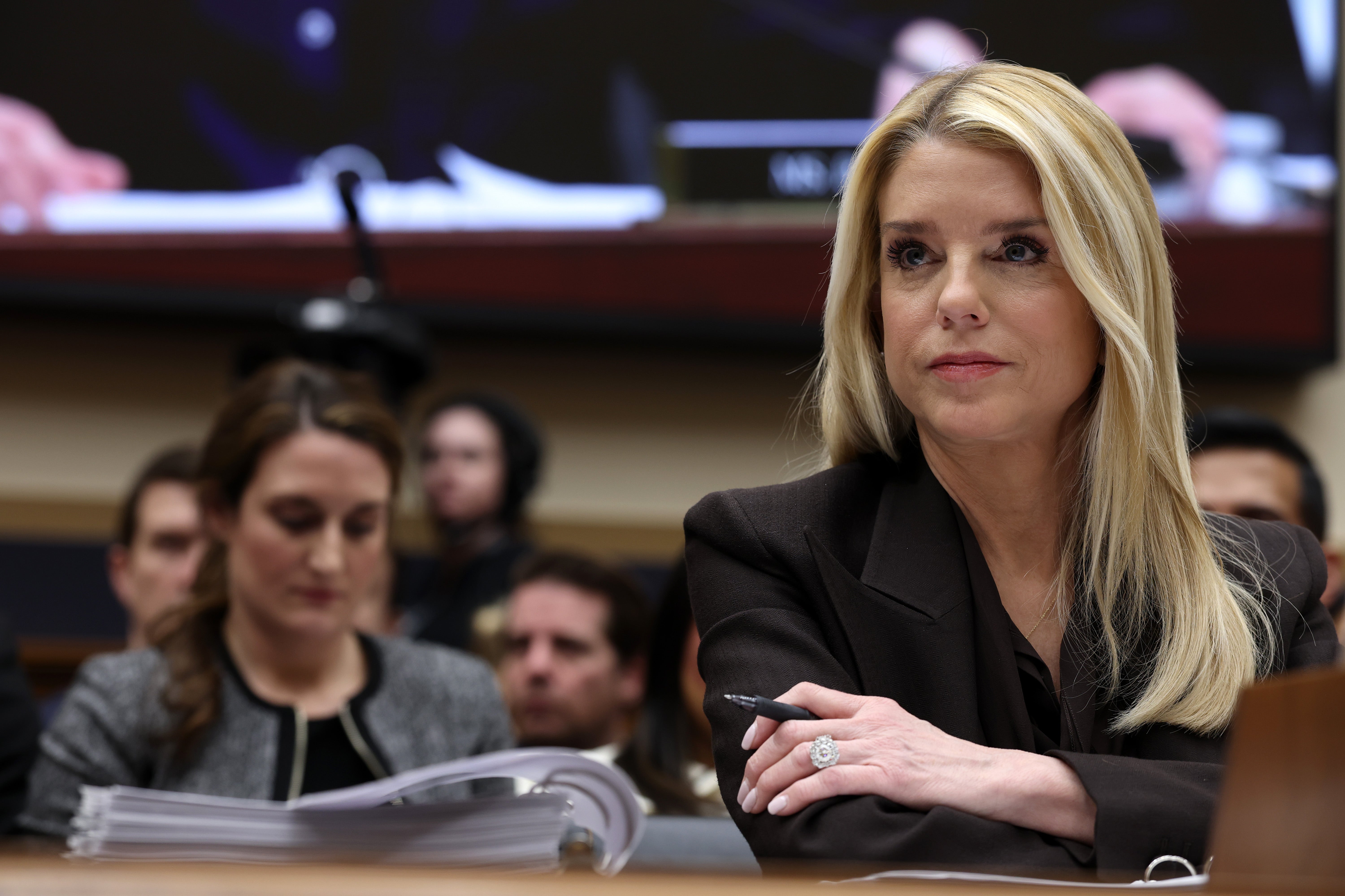 Former Attorney General Pam Bondi is set to sit for a closed-door interview with the House Oversight Committee Friday, where she is expected to answer questions about the Epstein files rollout