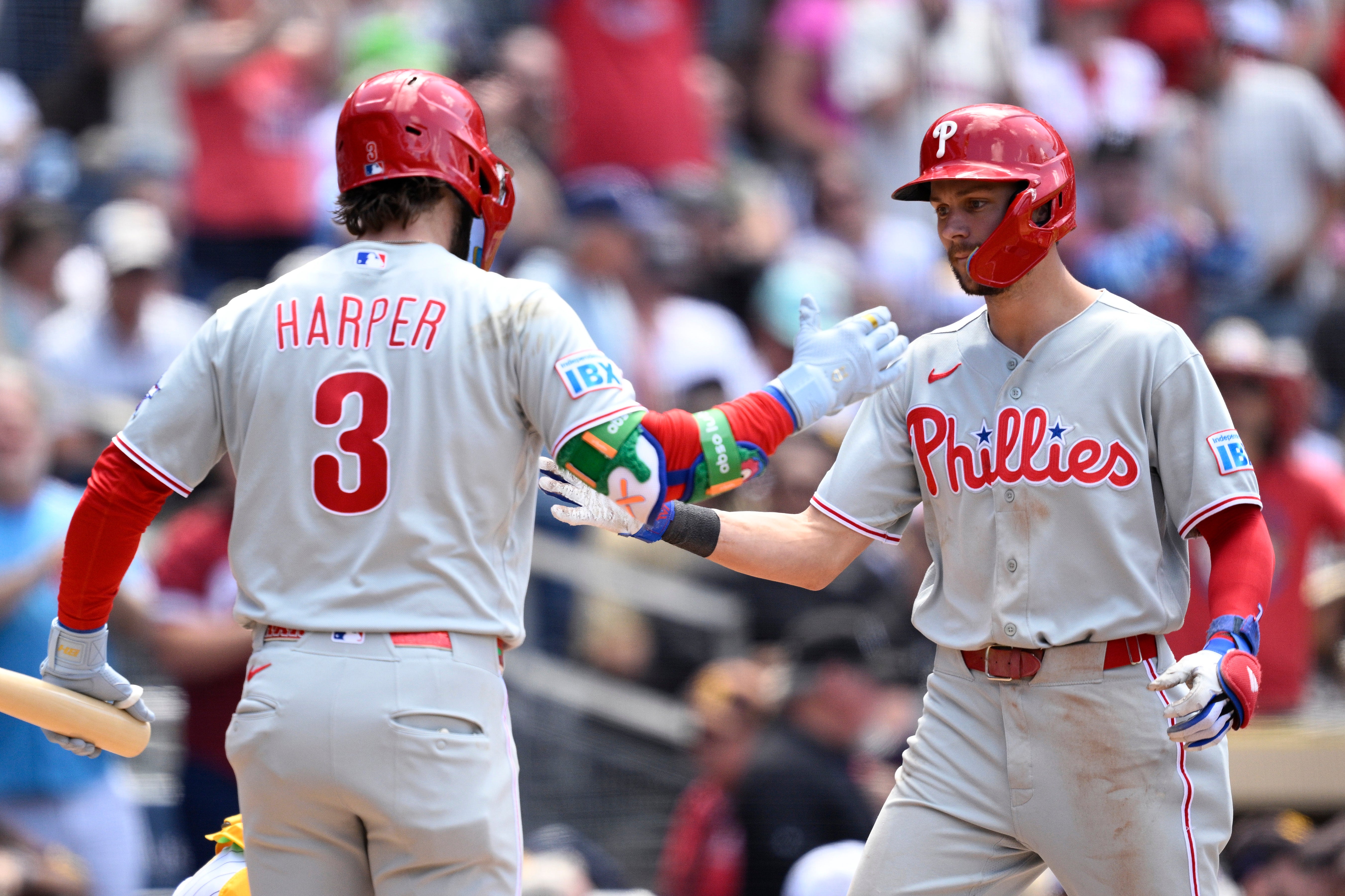 The San Diego Padres, Harper's opponents, playfully trolled the star, displaying his unique habit as a ‘fun fact’ on their videoboard