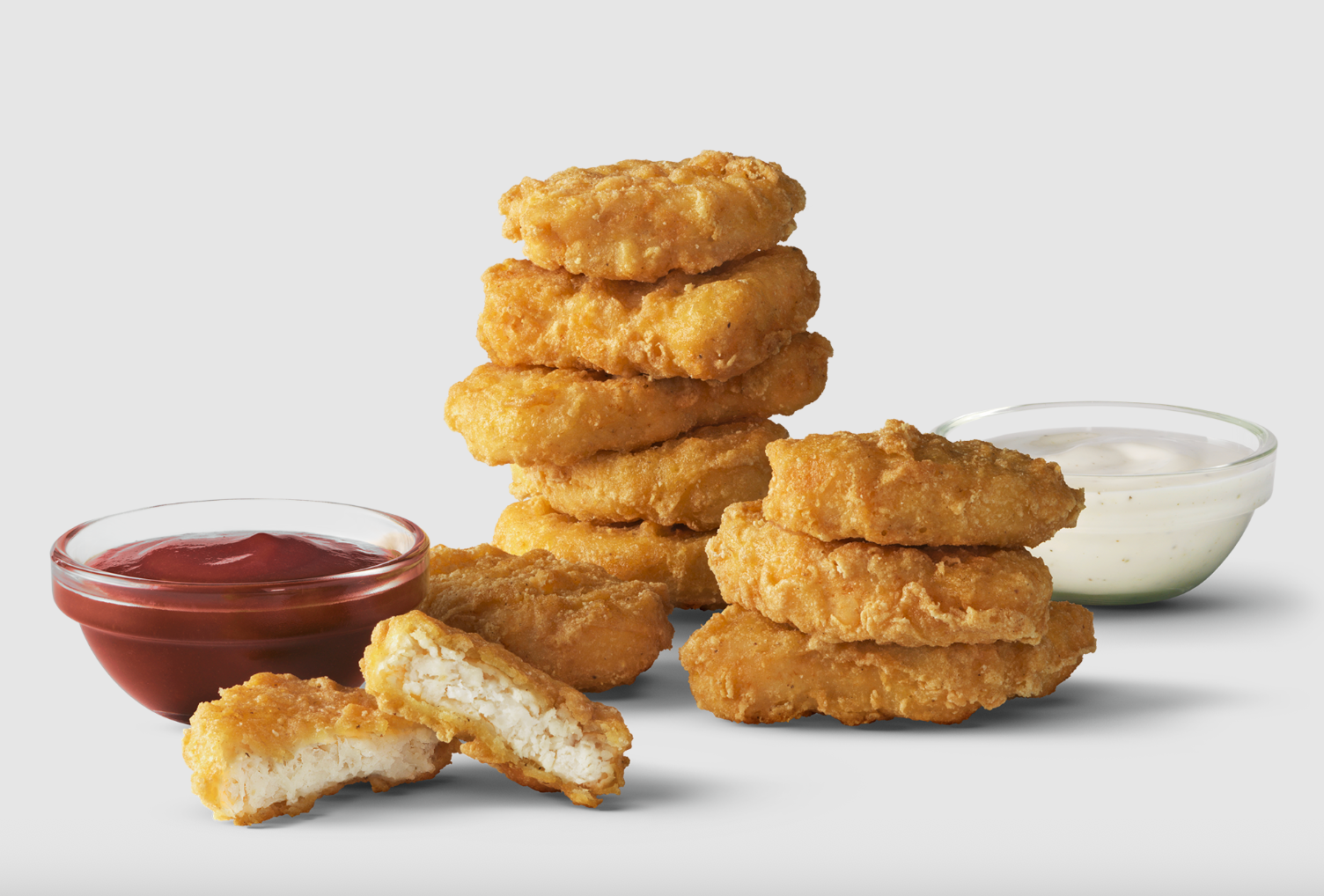The YouTuber whipped out a 10-piece McNugget on a roller coaster (McDonald's)