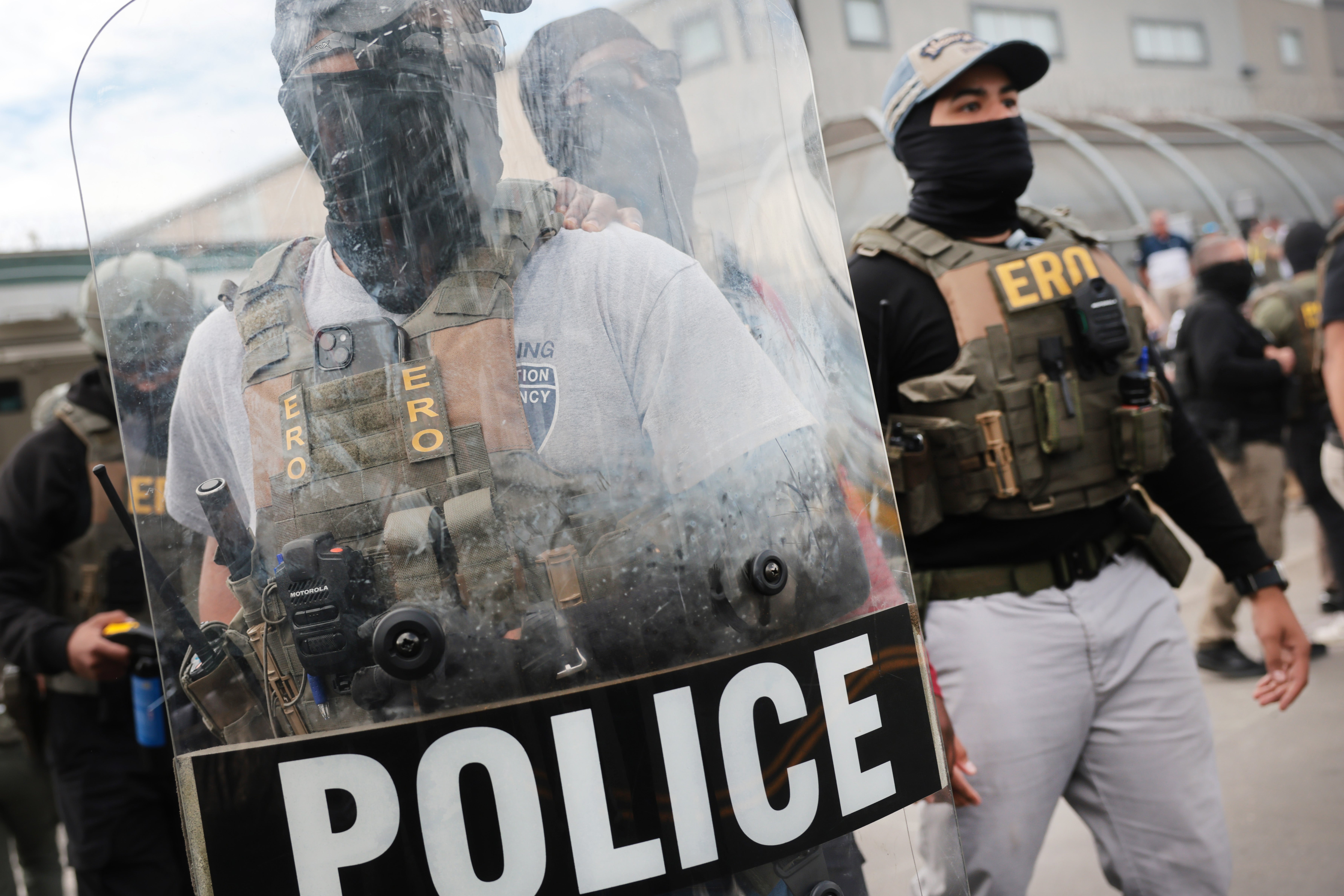 ICE agents have surrounded the facility’s entrance for nearly a week while protesters continue to rally to support striking detainees, leading to intense clashes with officers firing pepper spray and arresting demonstrators