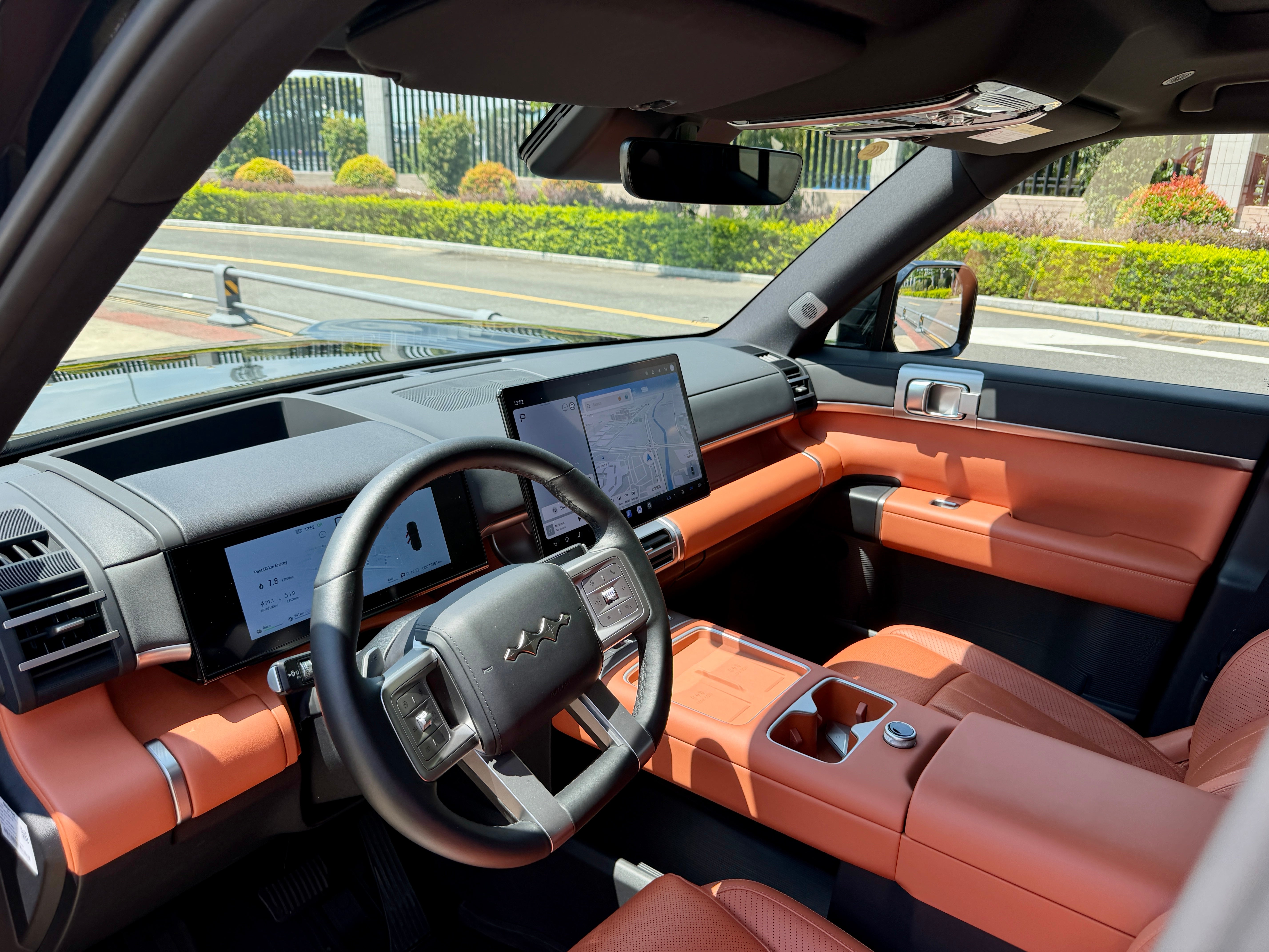 The BYD Ti7 boasts seriously impressive interior quality and bags of space, too (Steve Fowler)