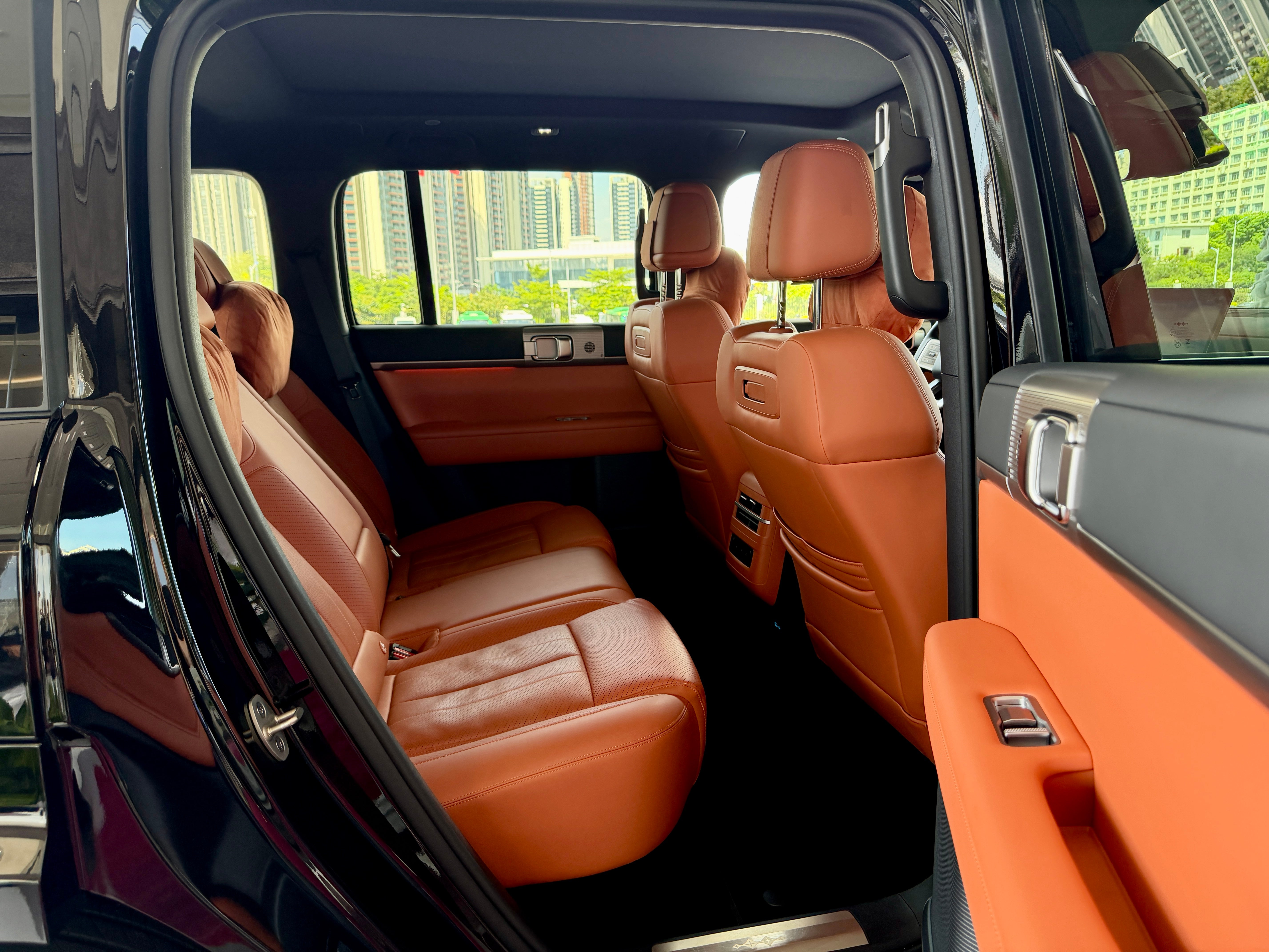 UK versions of the BYD Ti7 will have seven seats, but this five-seater had bags of rear space