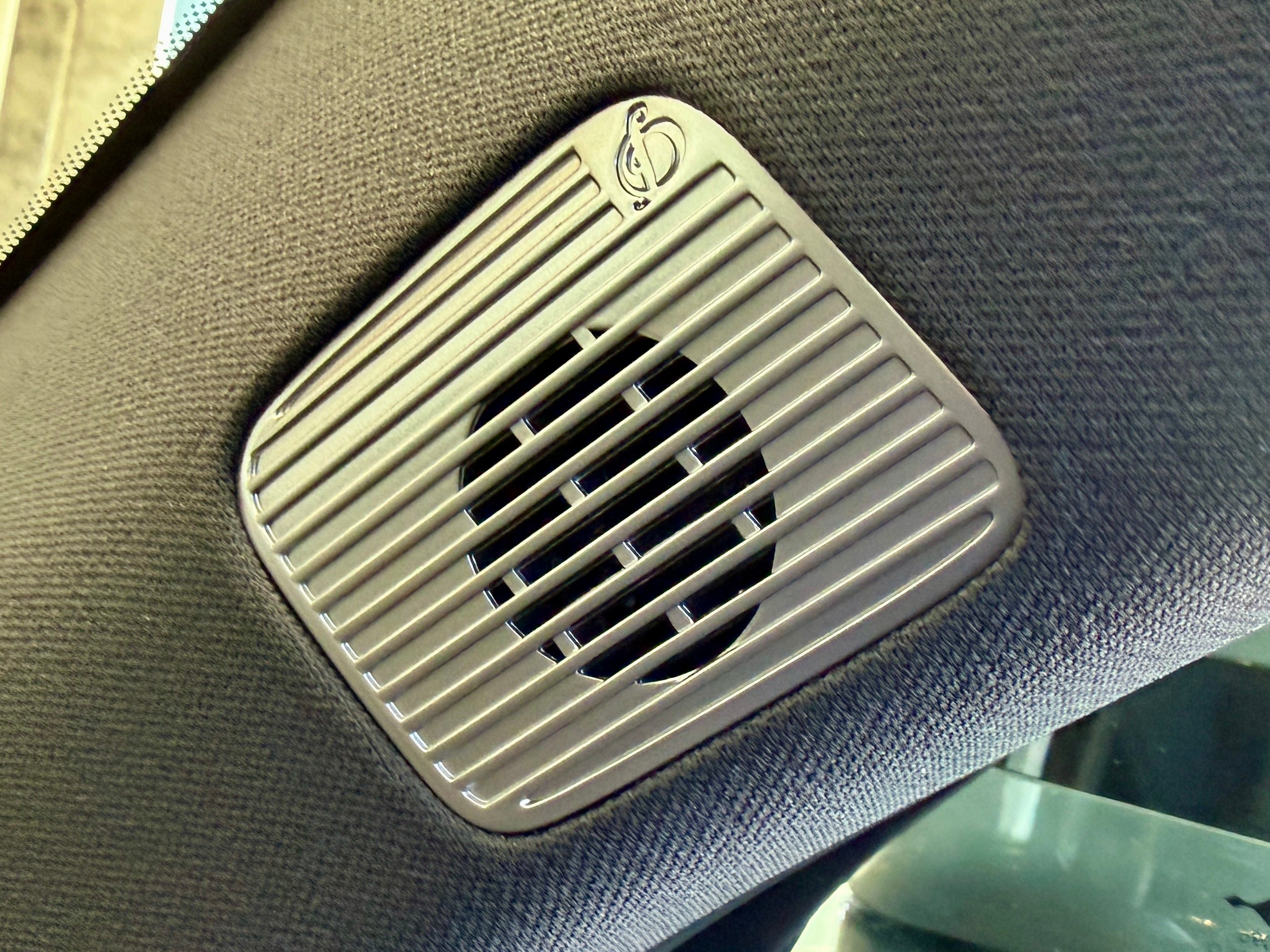 The BYD Ti7's 3D audio system is impressive, with headrest speakers included