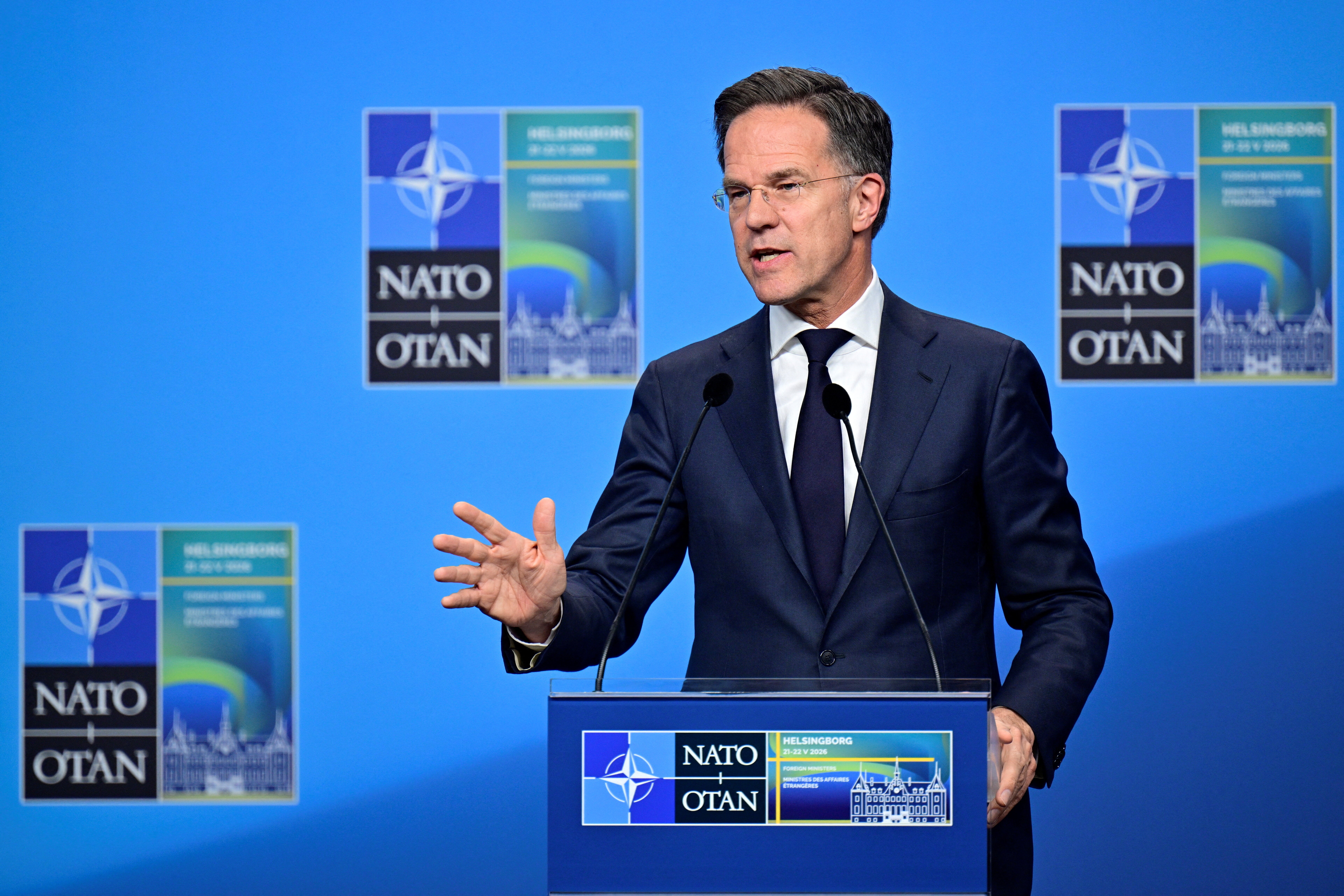 NATO Secretary General Mark Rutte accused Moscow of ‘reckless’ behaviour (Reuters)
