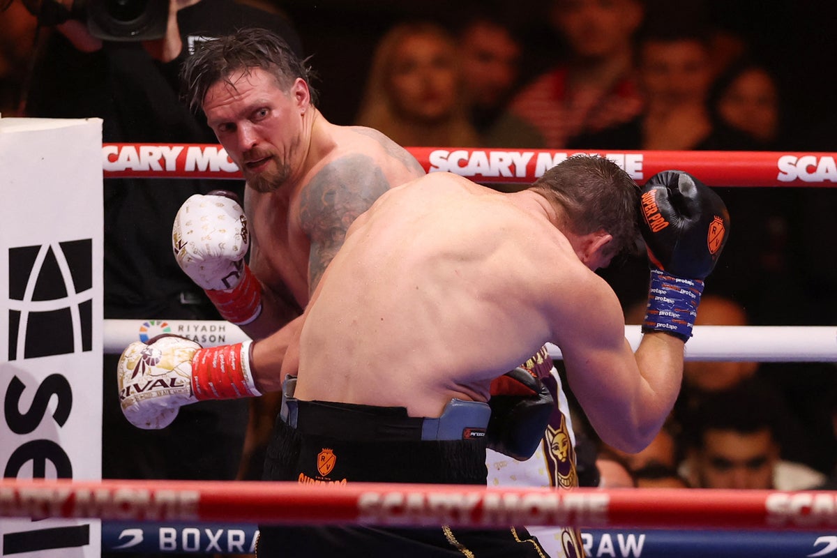 Eddie Hearn advises Oleksandr Usyk over next fight and retirement: &lsquo;Gives him an excuse&rsquo;
