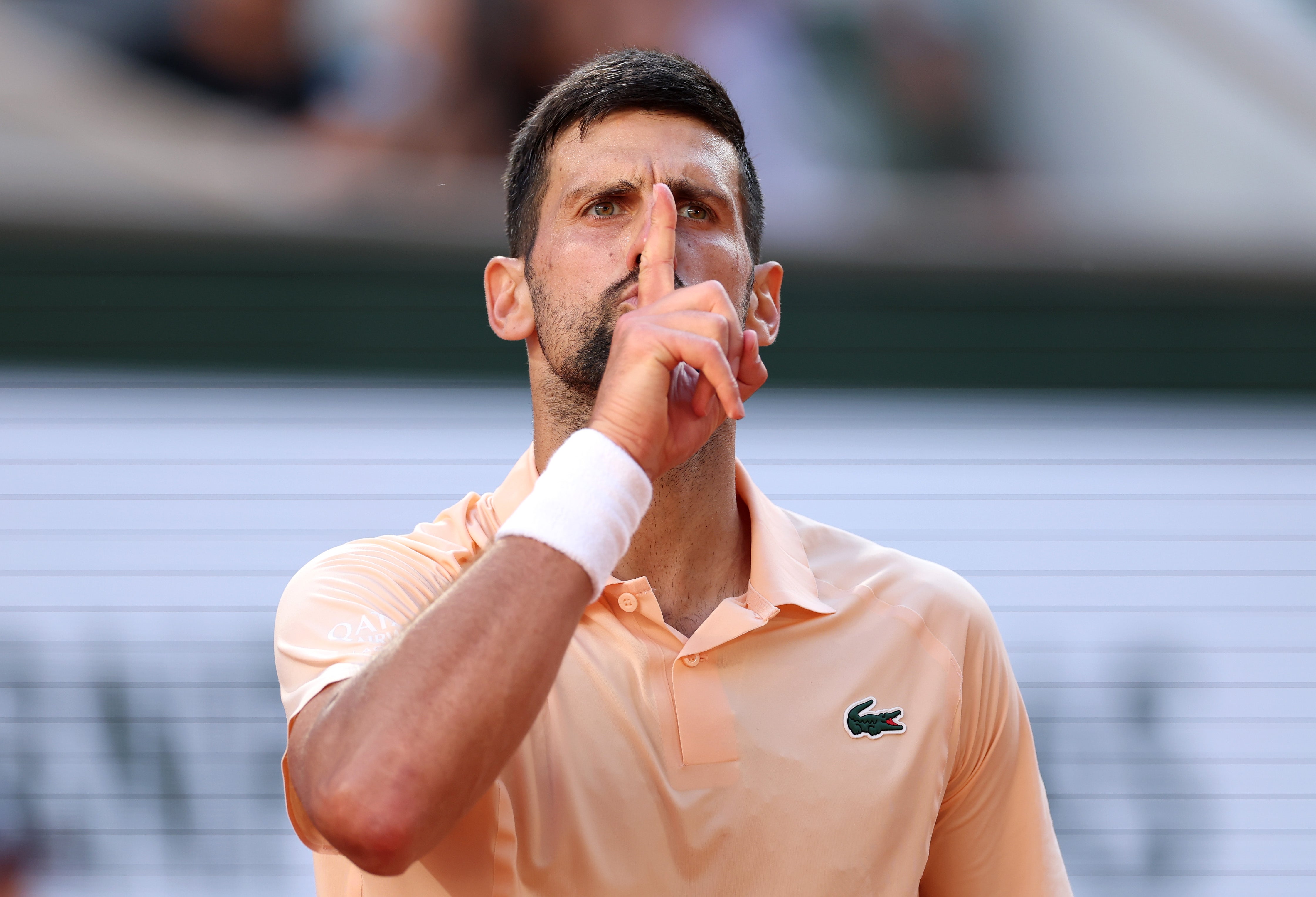 Novak Djokovic will play talented Brazilian teenager Joao Fonseca in the French Open third round