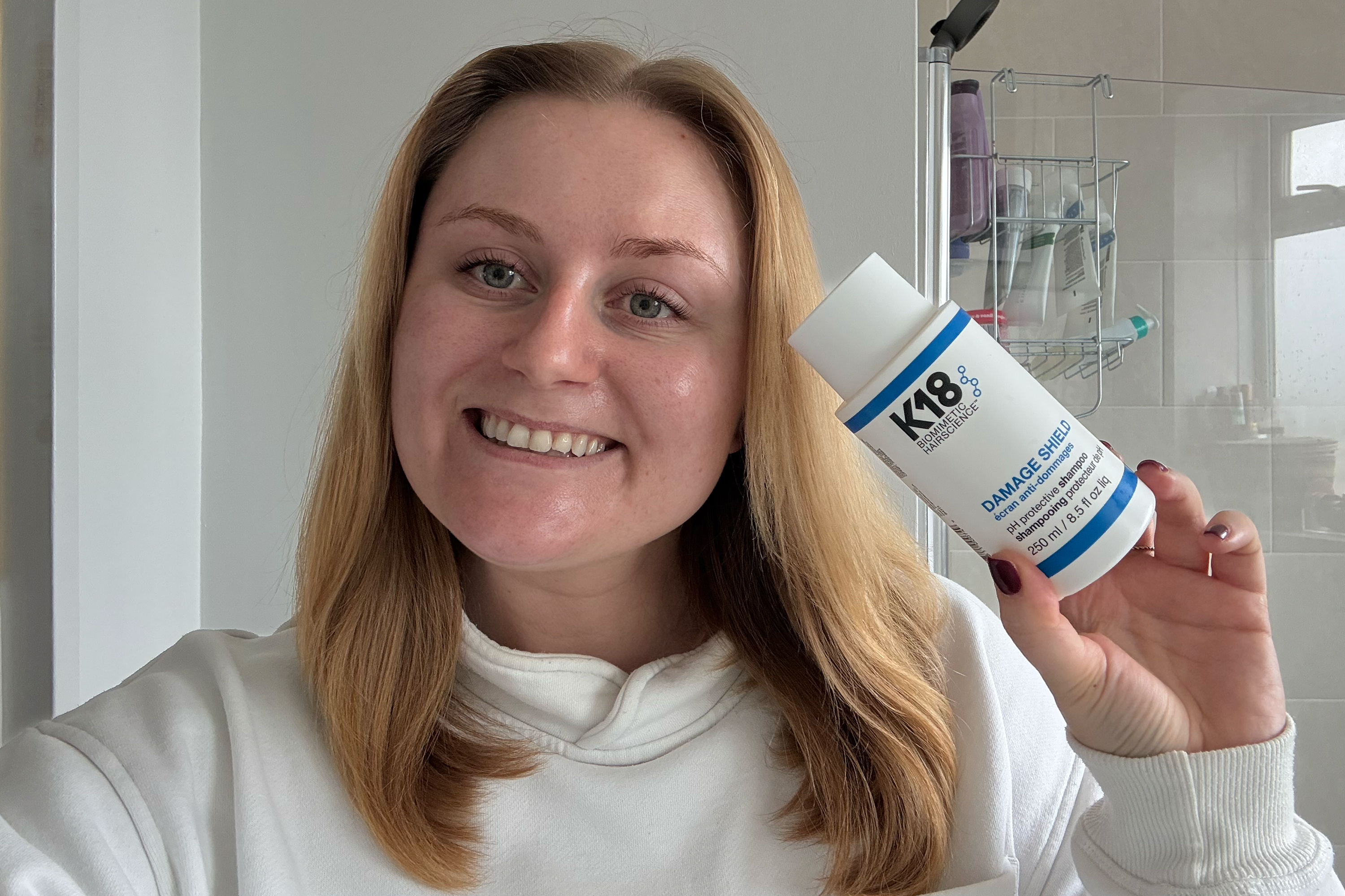 My hair was left visibly healthier (Lucy Smith/The Independent)