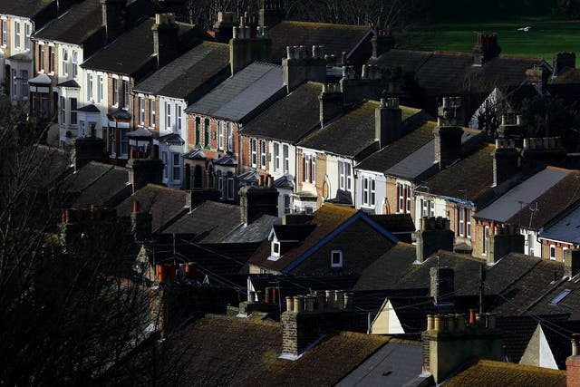 The number of UK house sales surged by 53% last month compared with the year before (Gareth Fuller/PA)
