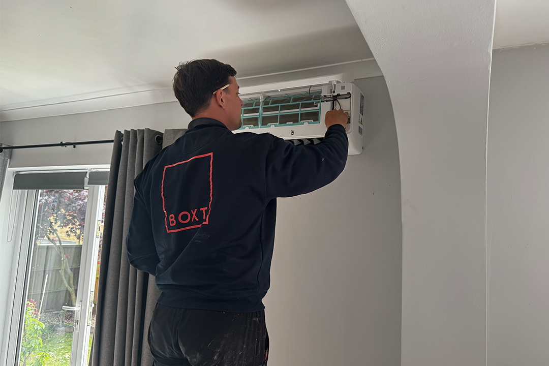 The living room unit was installed last (Alex Lee/The Independent)