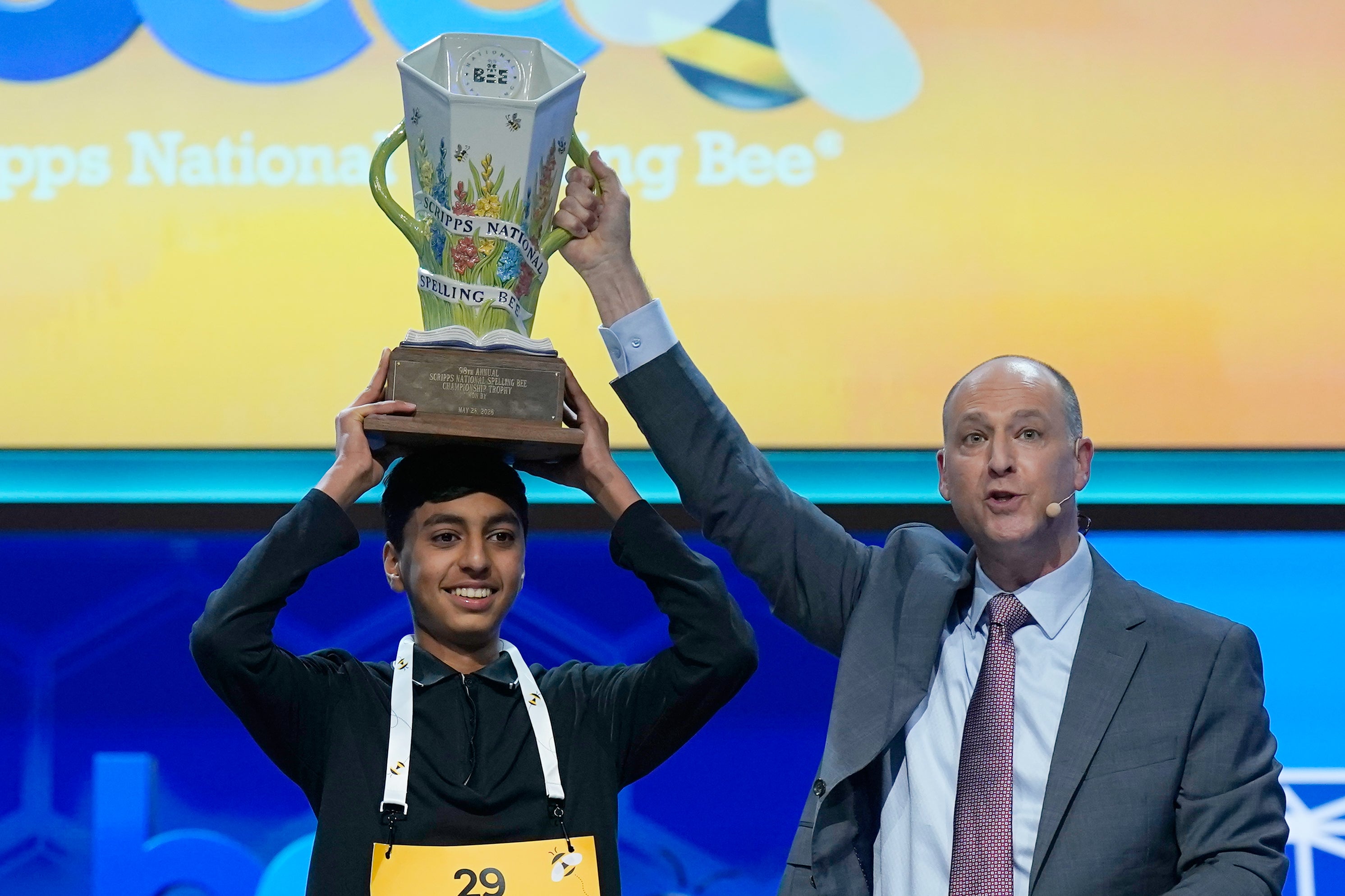 Parikh’s triumph comes with a substantial prize package, including $52,500 in cash, a custom trophy, and additional awards (AP Photo/Jose Luis Magana)