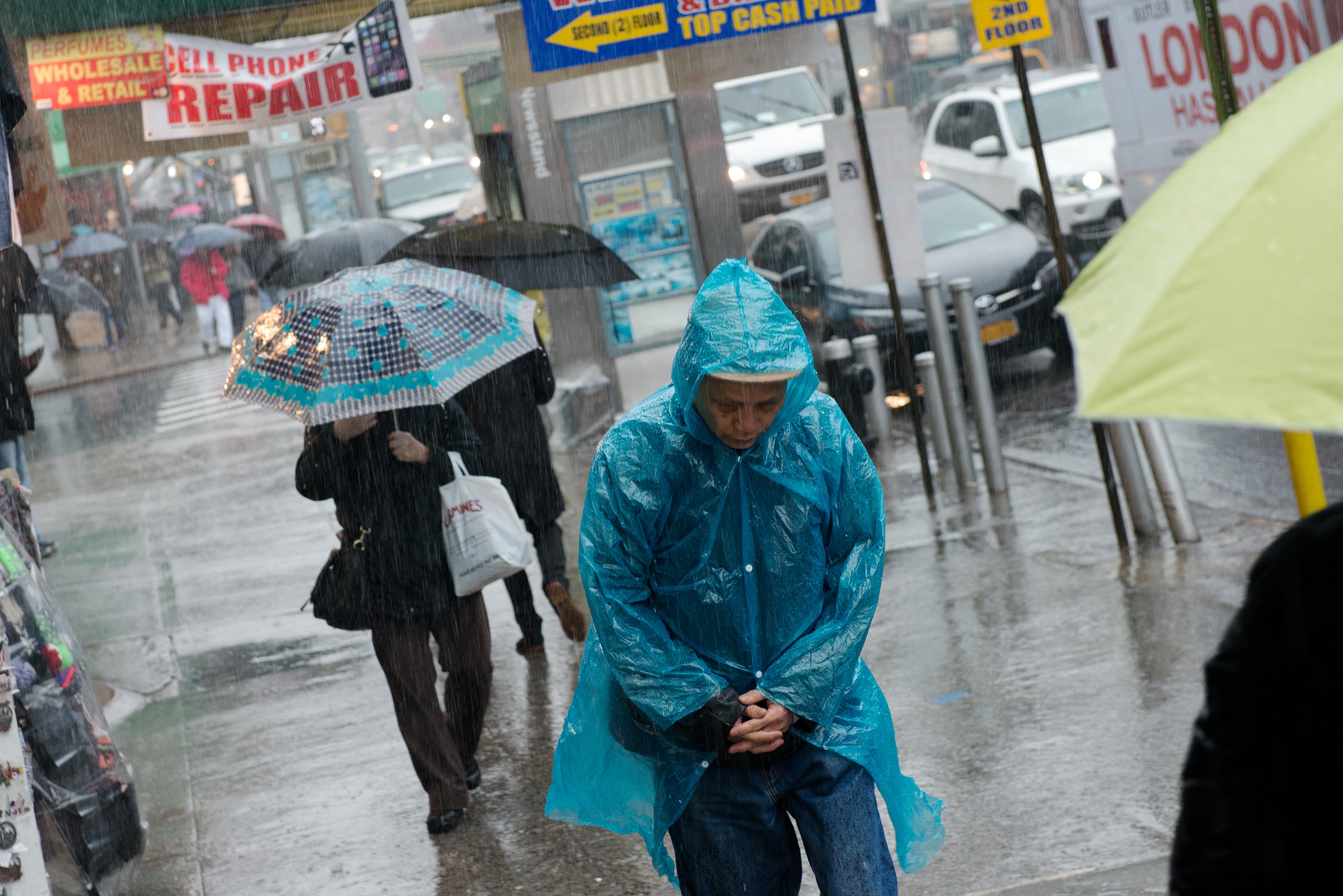 A warmer atmosphere can hold more moisture. That leads to an increased chance of storms and heavy rain