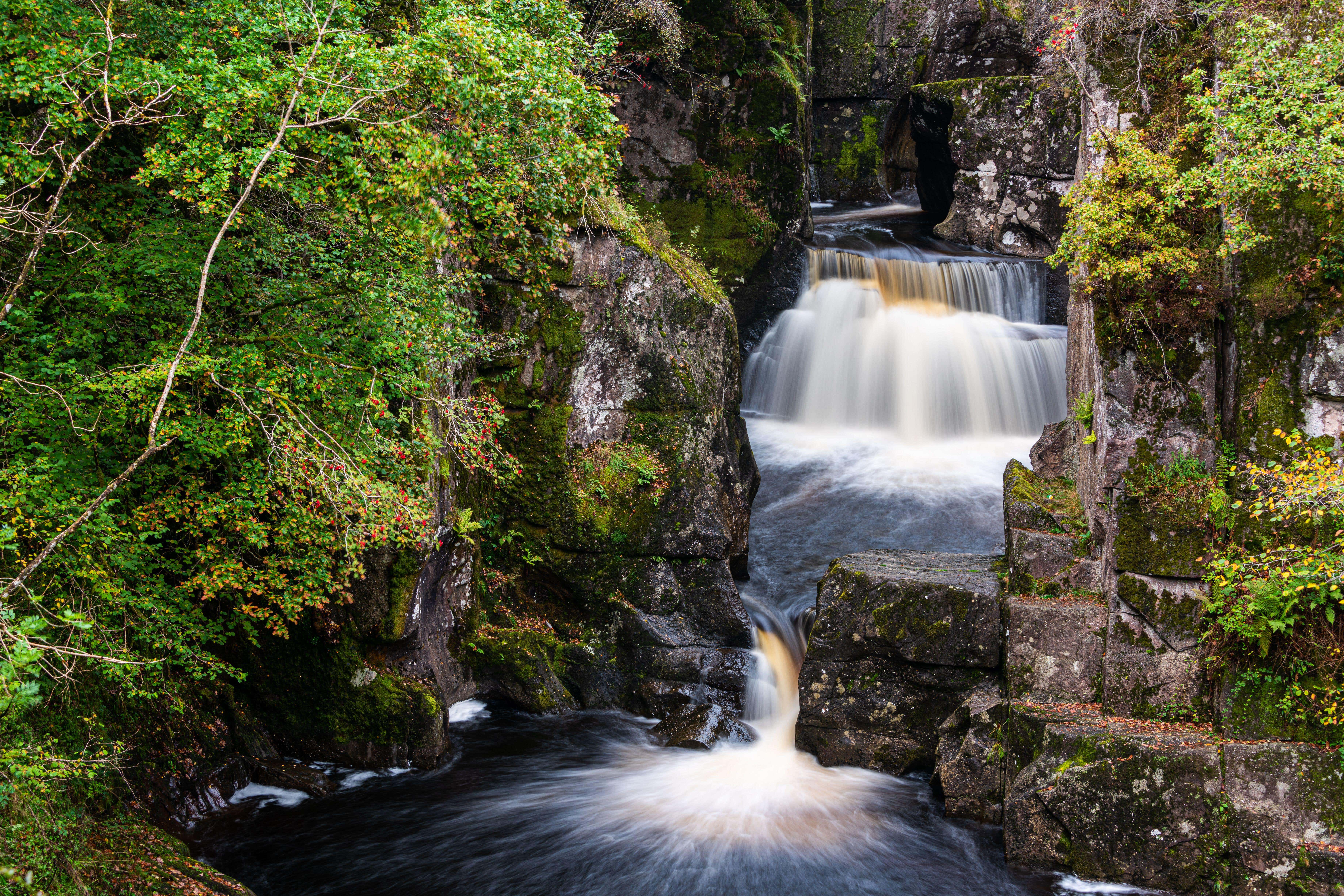 Emergency services were called to Bracklinn Falls and the boy was recovered from the water (Alamy/PA)