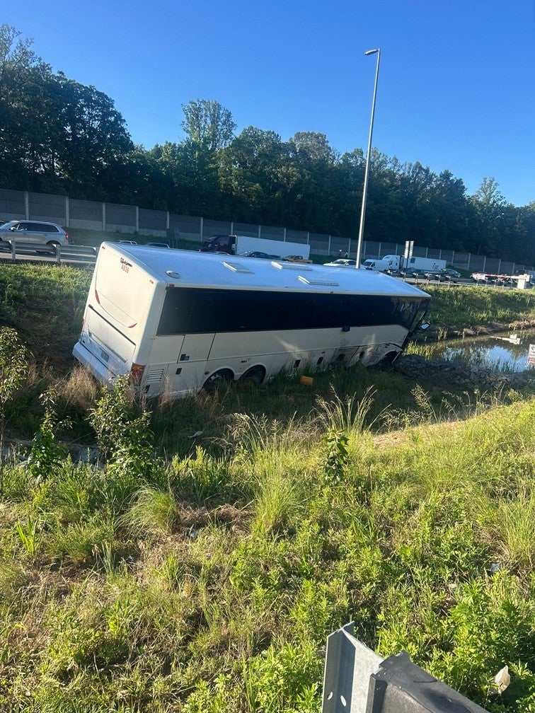 Five people were killed and 34 others wounded after a bus struck multiple vehicles on Interstate 95 in Virginia (Virginia State Police   via AP)