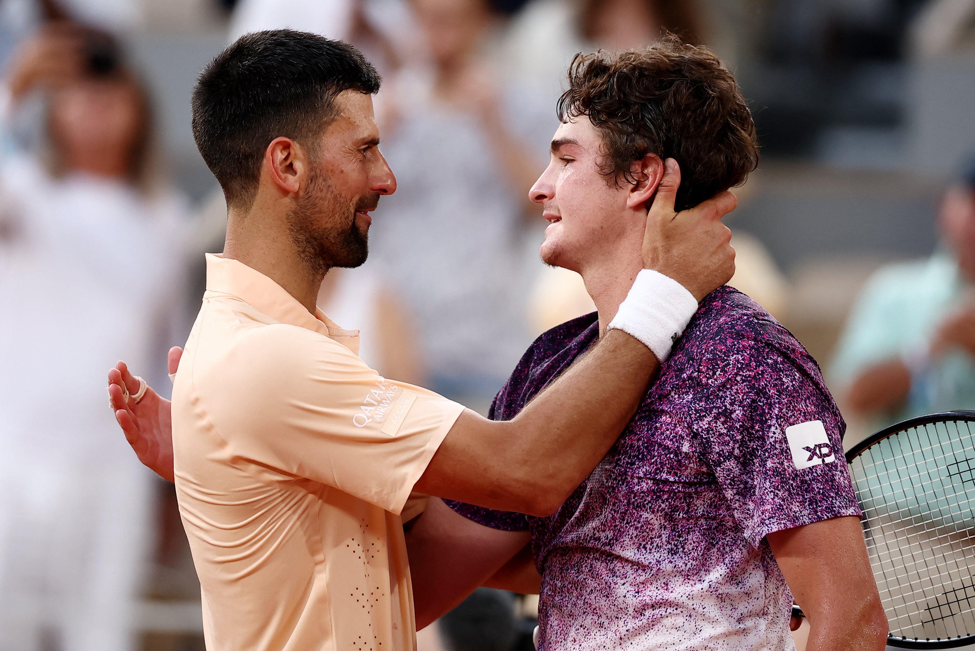 Novak Djokovic was beaten by Joao Fonseca, 19, in an incredible French Open upset