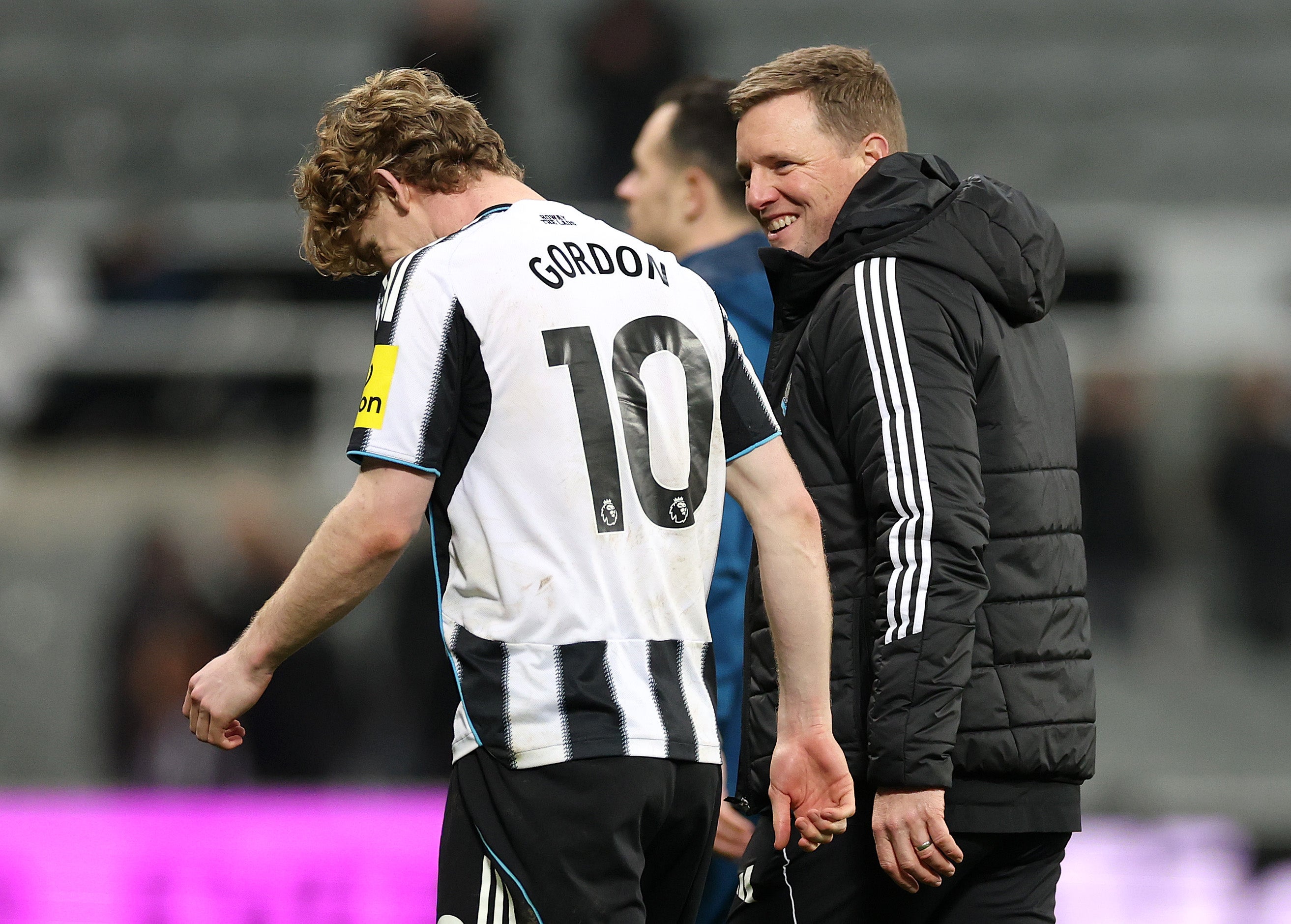 Eddie Howe wished Anthony Gordon well following his Newcastle exit