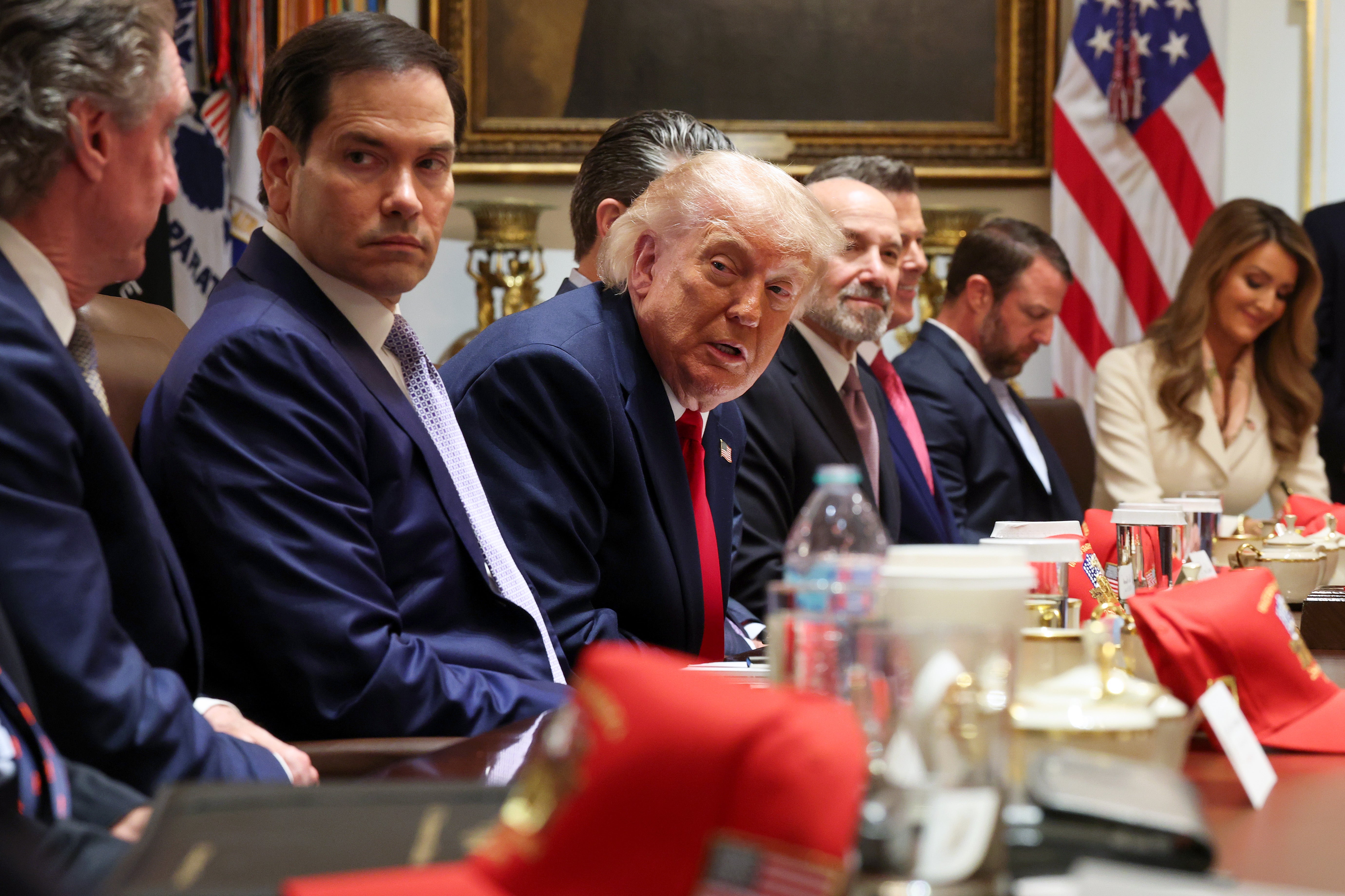 Trump discussed the war at a televised Cabinet meeting on Tuesday