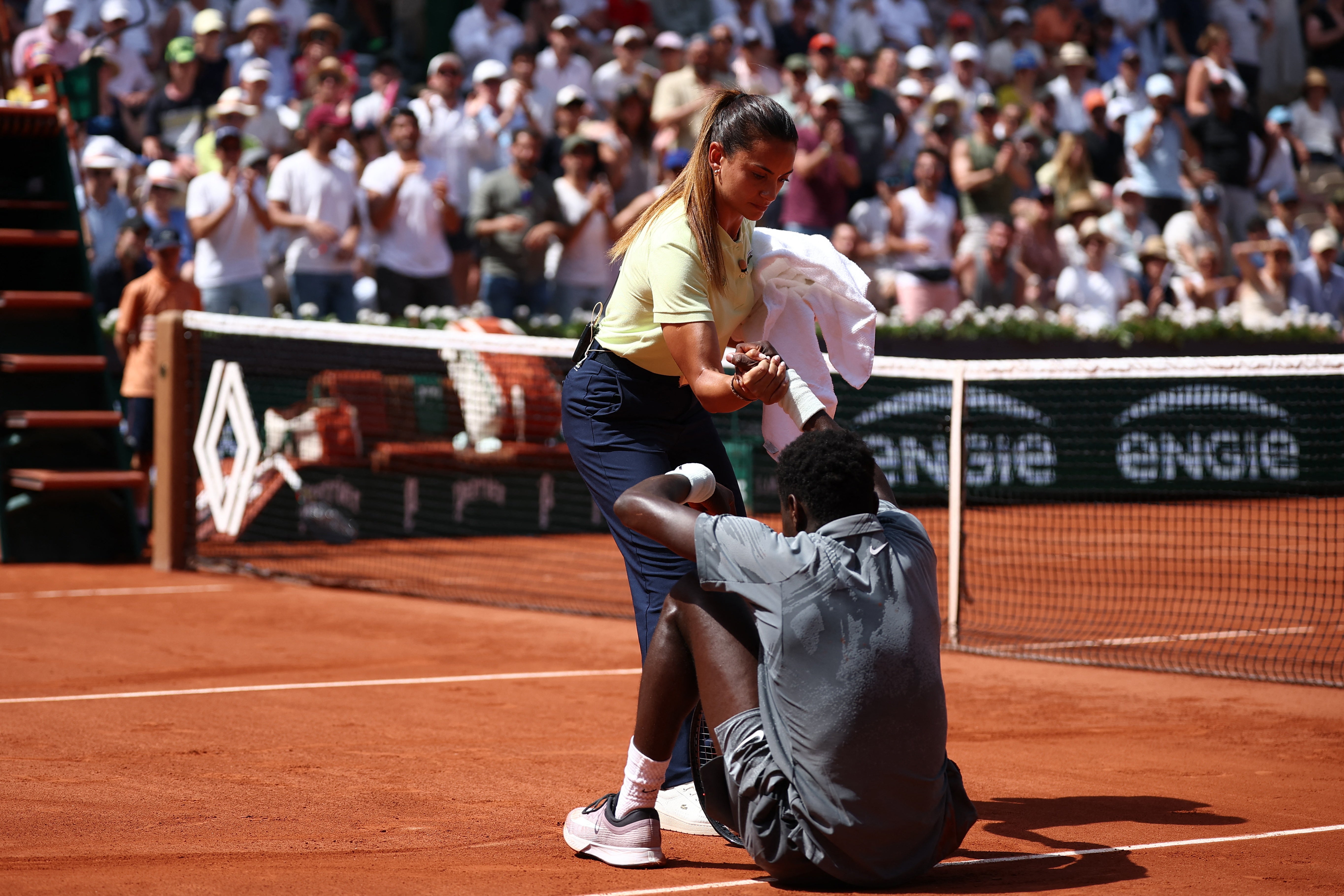 Vallejo was critical of female umpire Ana Carvalho
