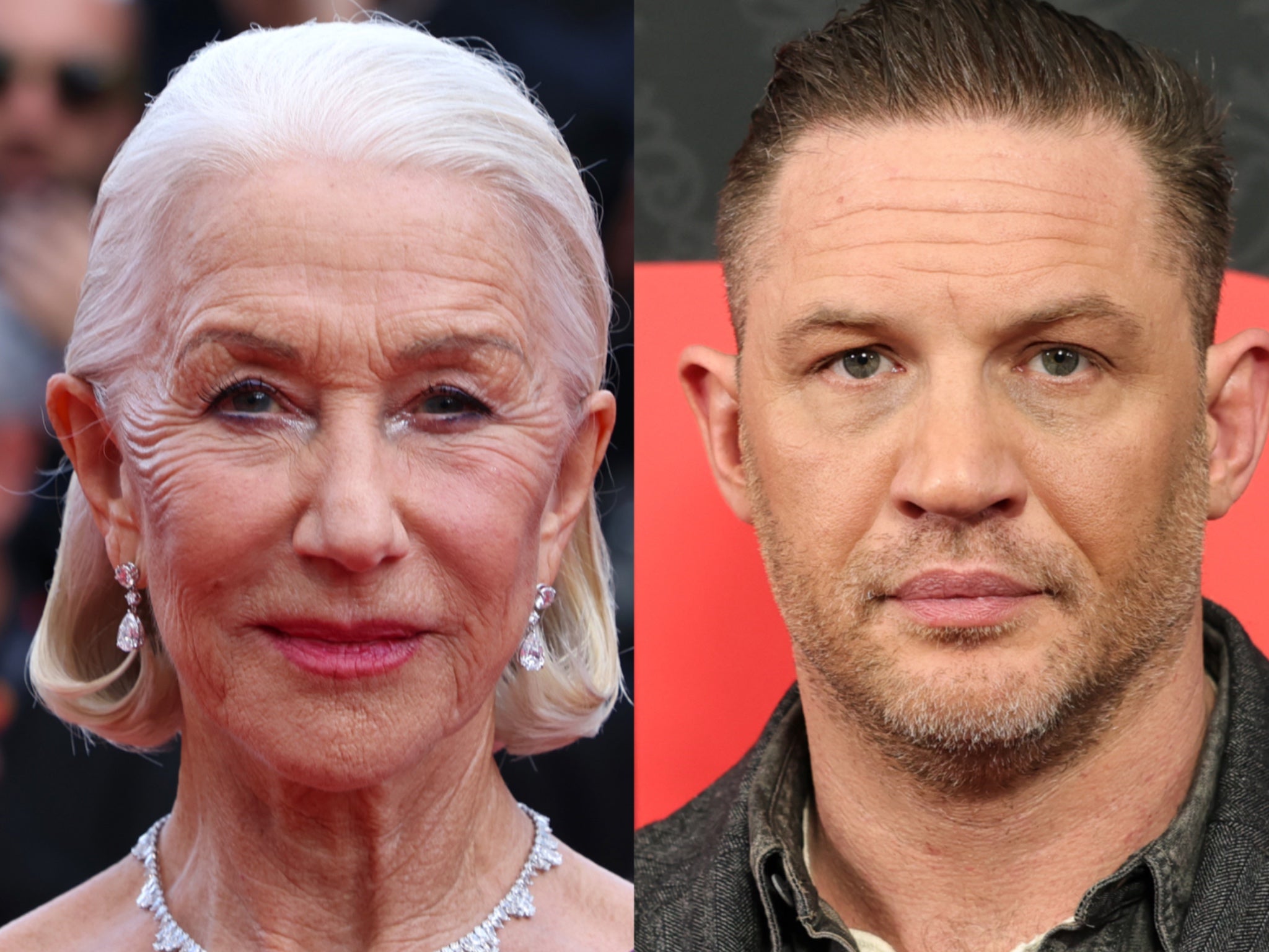 Helen Mirren sends love to Tom Hardy after reports he left her 'waiting for  hours' on Mobland set | The Independent