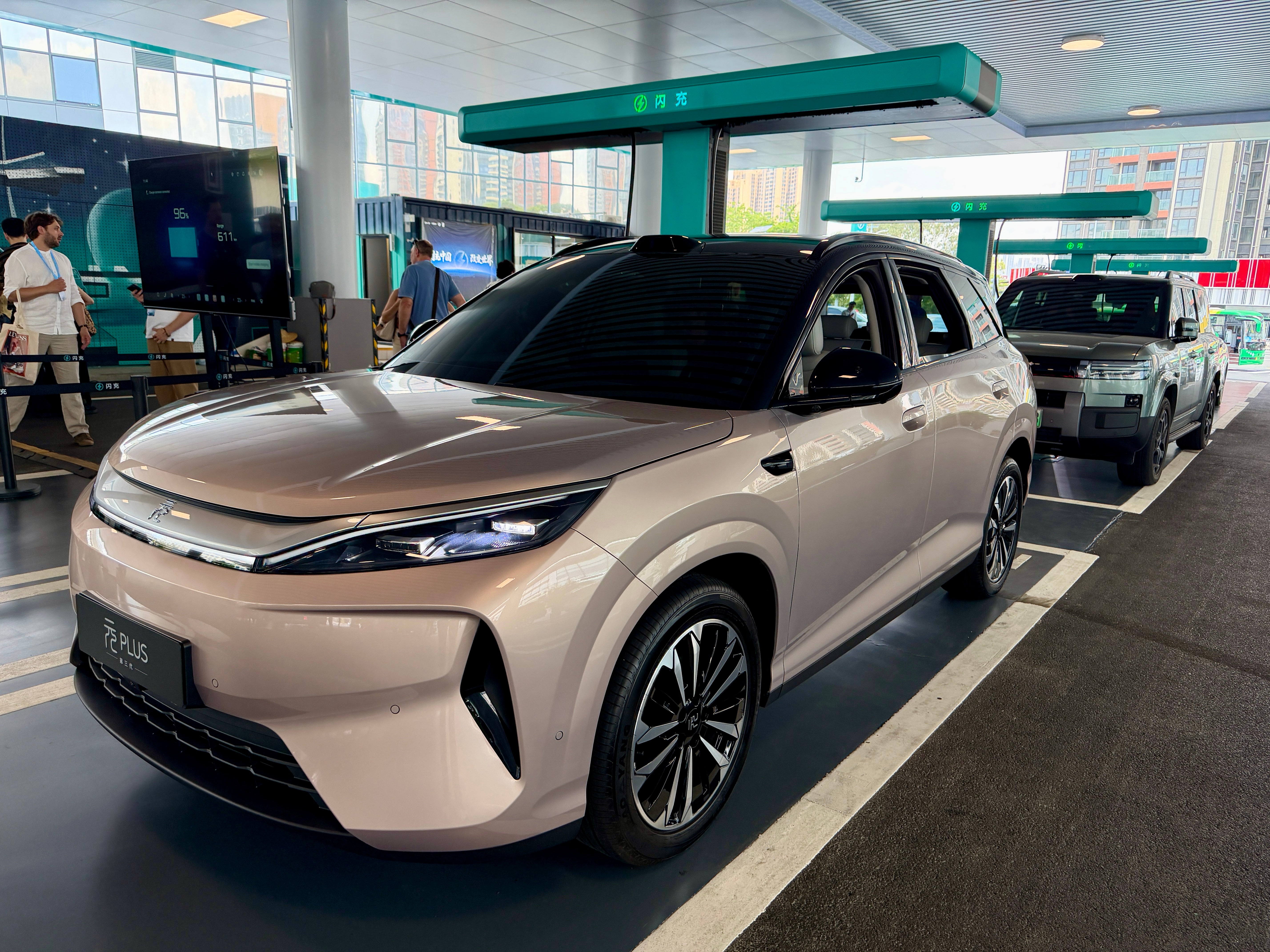 We tested Flash Charging with a BYD Yuan Plus – a newer version of the Atto 3 currently on sale in the UK and Europe (Steve Fowler)