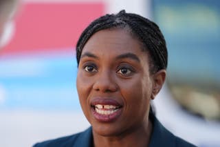 Conservative Party leader Kemi Badenoch has criticised ‘pernicious identity politics’ (Jonathan Brady/PA)