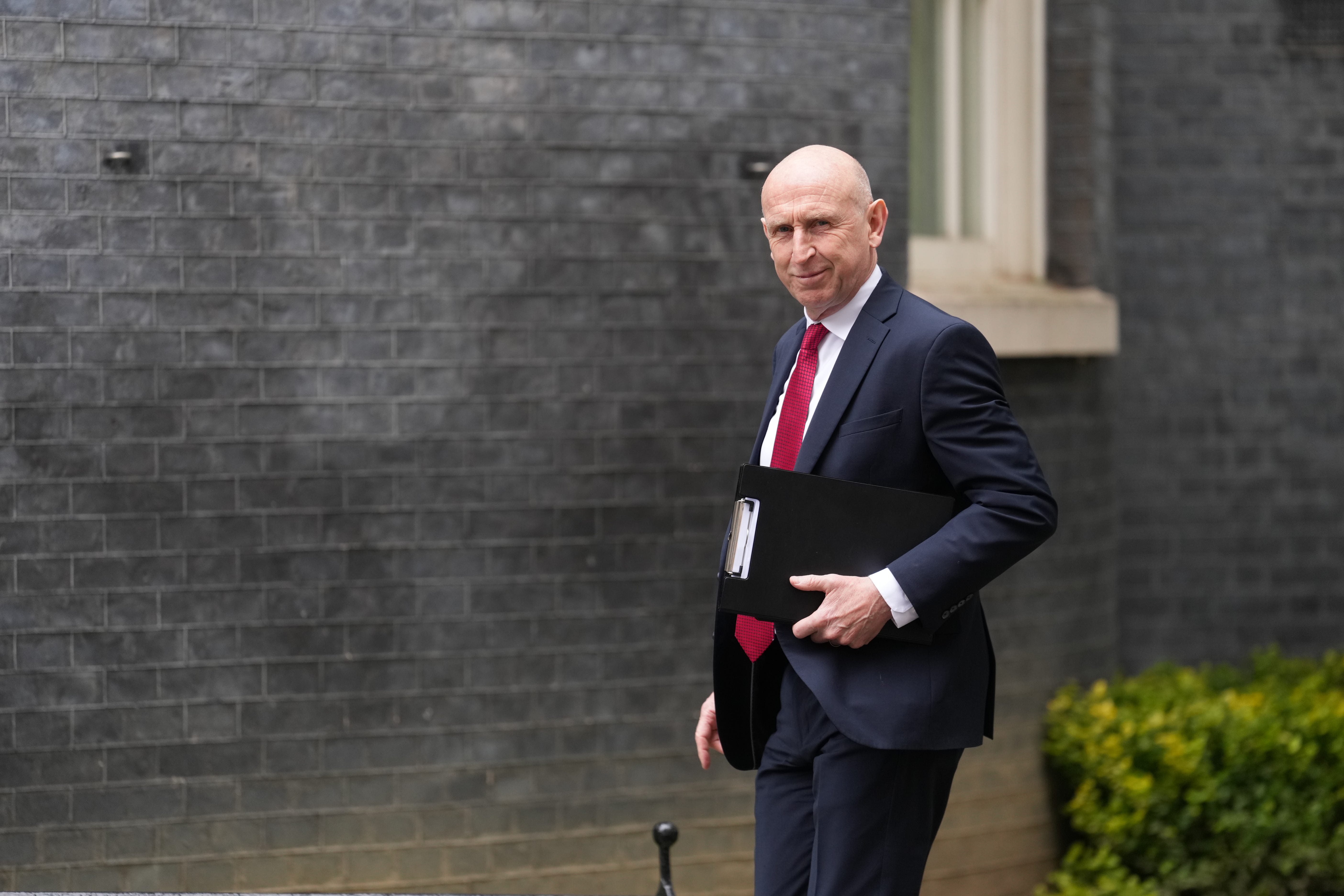 John Healey said the Aukus nations were ‘stepping on the accelerator’ with an agreement to develop underwater drone capabilities