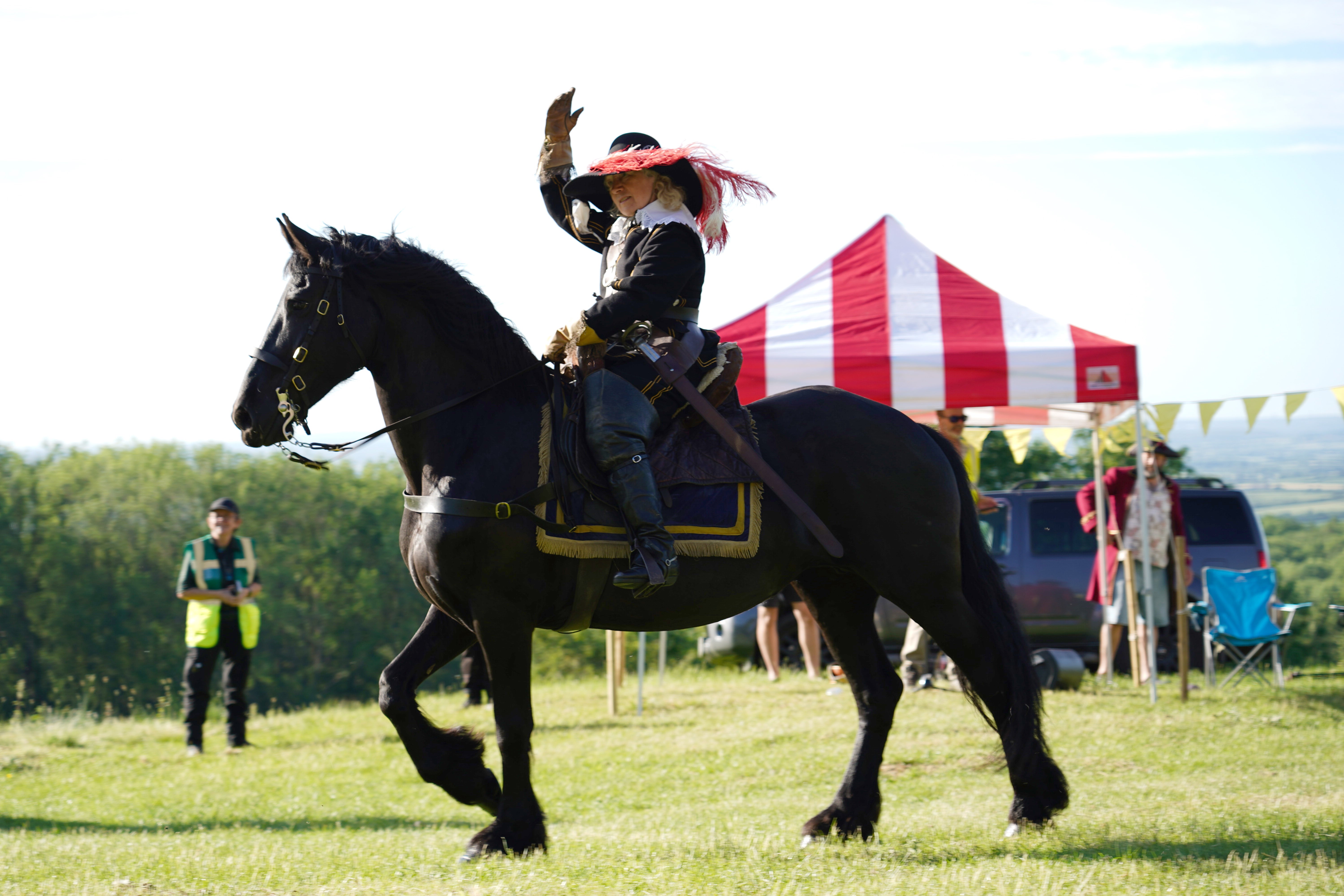 The event, held on Dover’s Hill near Chipping Campden on Friday, was revived in 1951 after first being held in 1612 when local lawyer Robert Dover is said to have wanted to channel some of the competitive traits of the local people