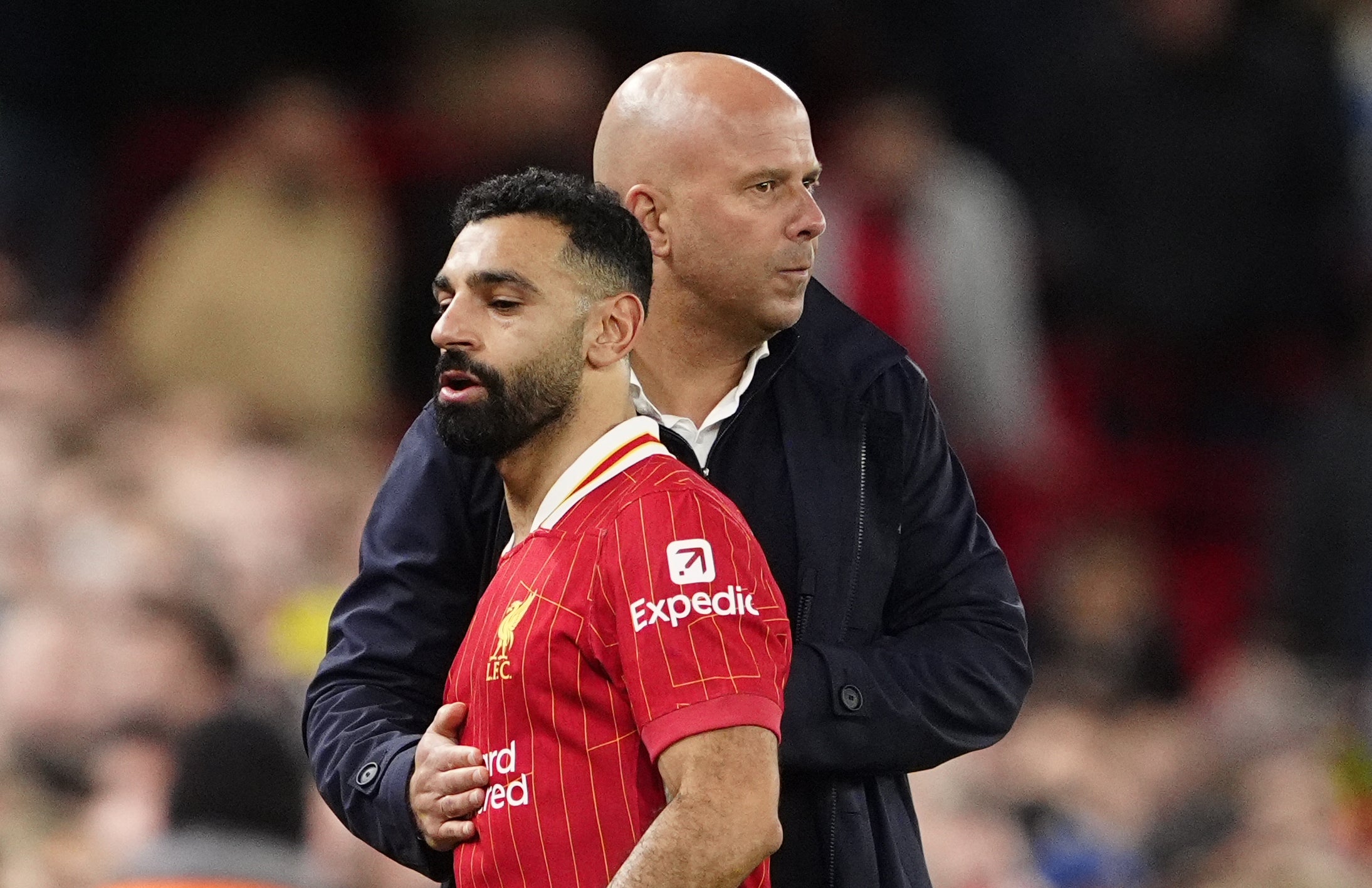 Mohamed Salah criticised Slot’s style of football on his way out of the club