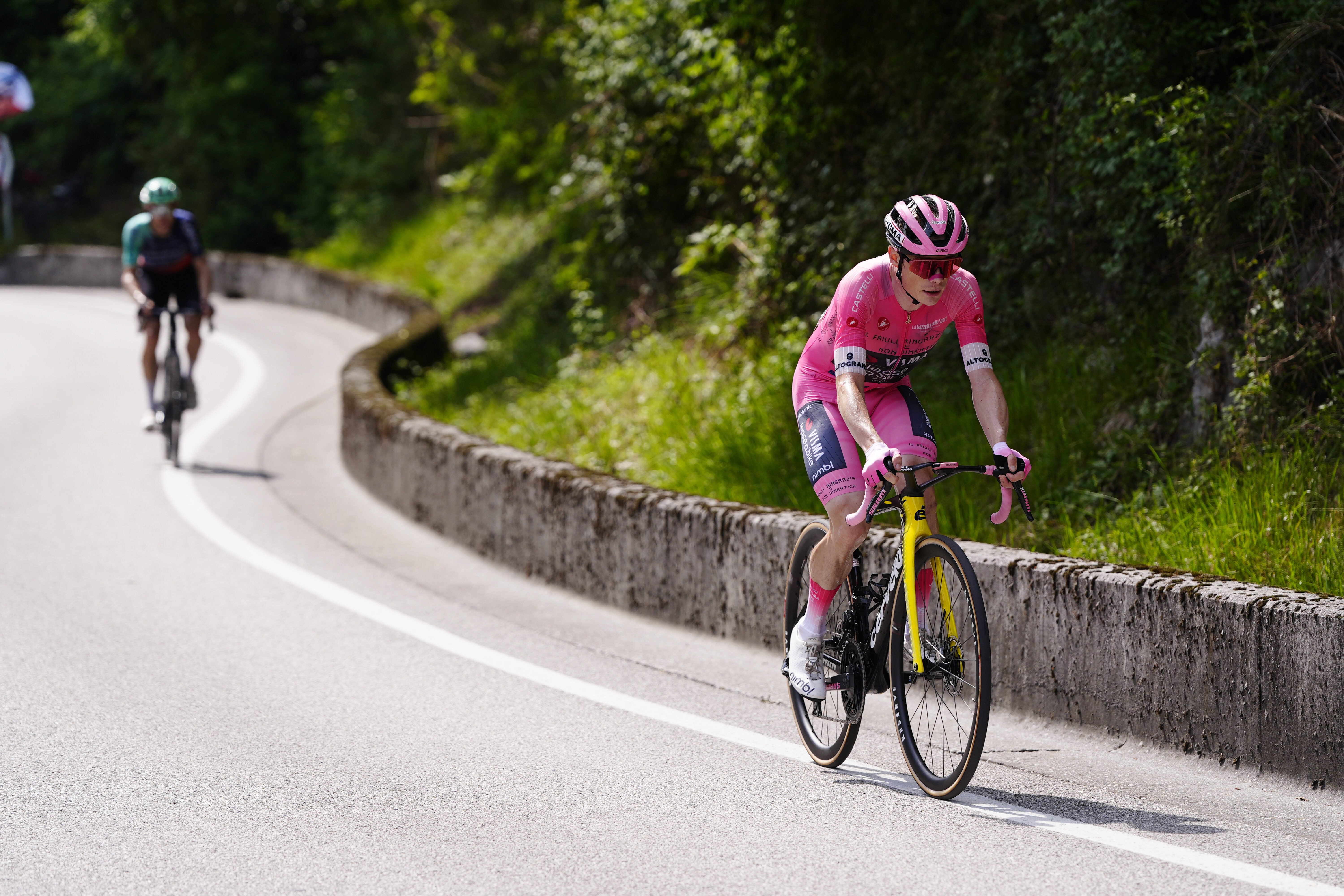 Vingegaard attacked on the final climb to leave his rivals in his wake
