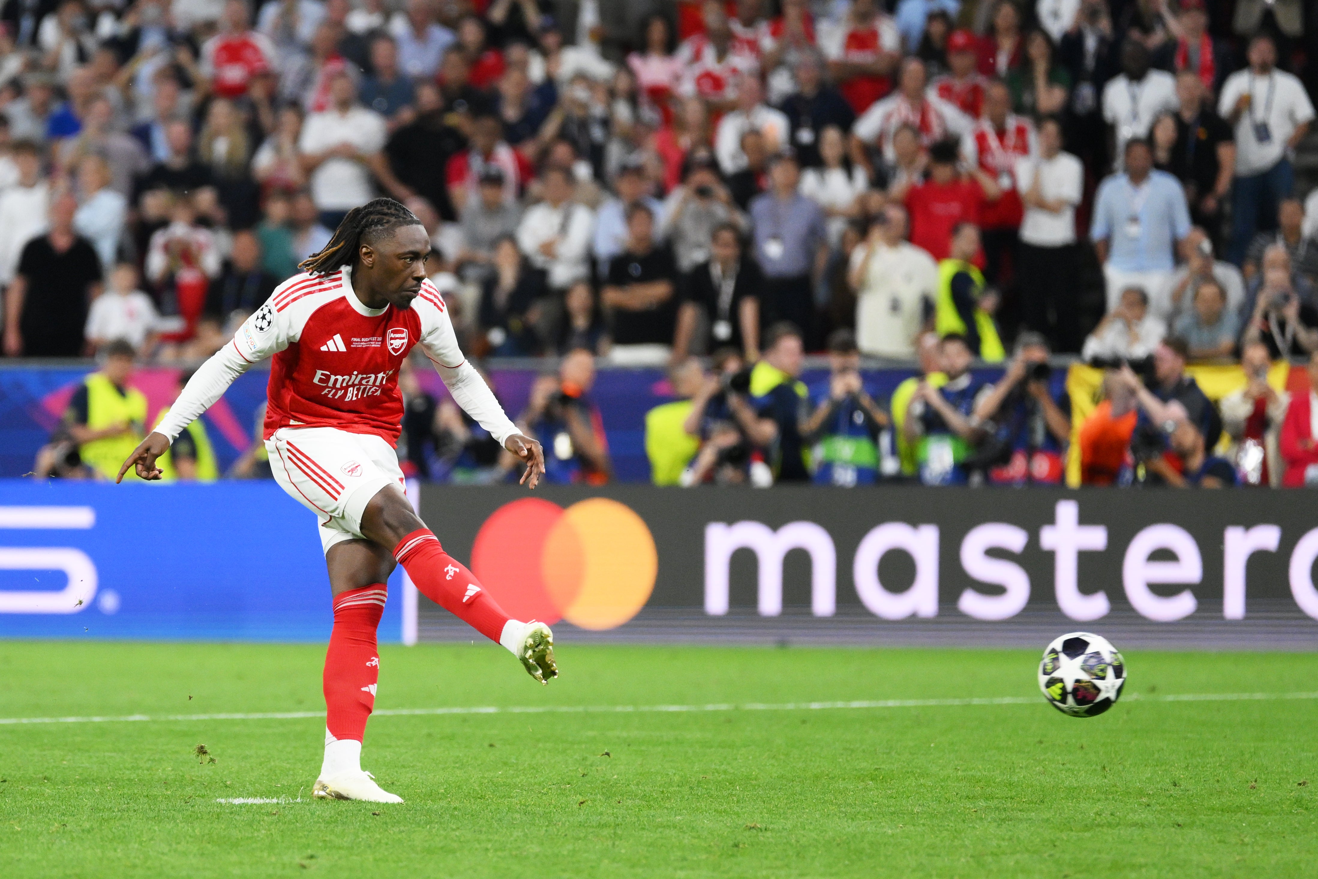 Eze missed his penalty in the Champions League final
