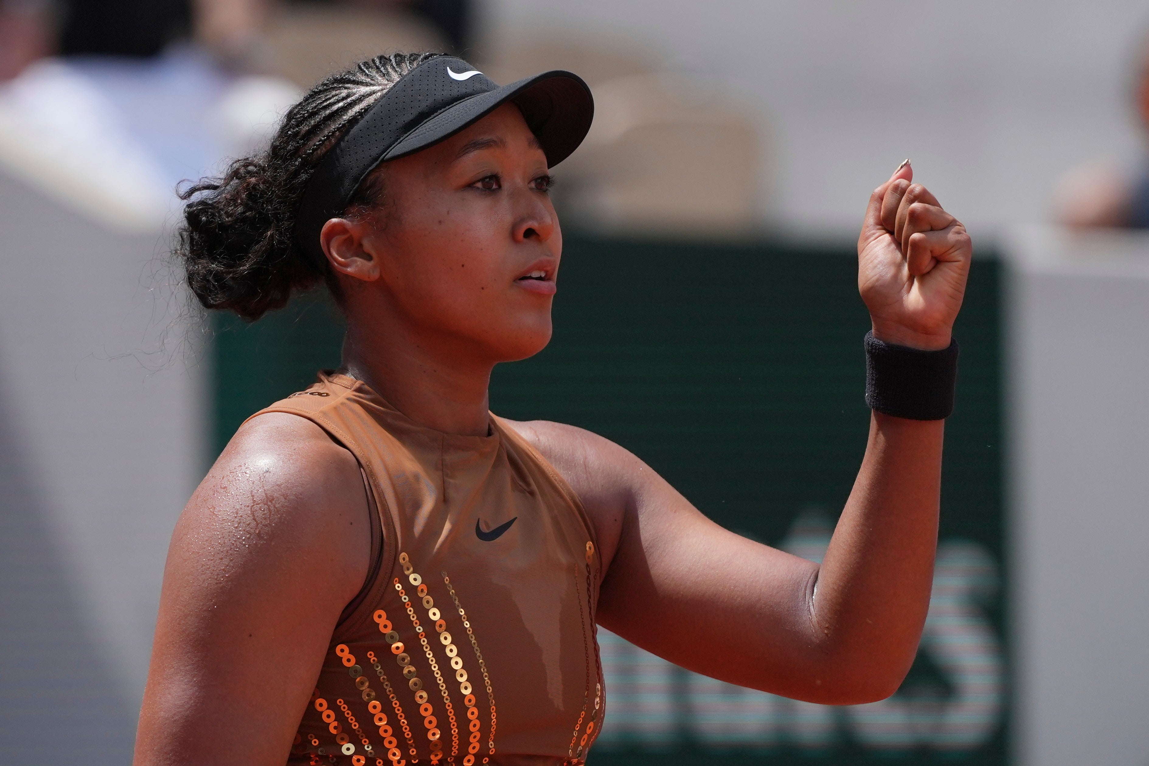 Naomi Osaka will take on Aryna Sabalenka next (Thibault Camus/AP)